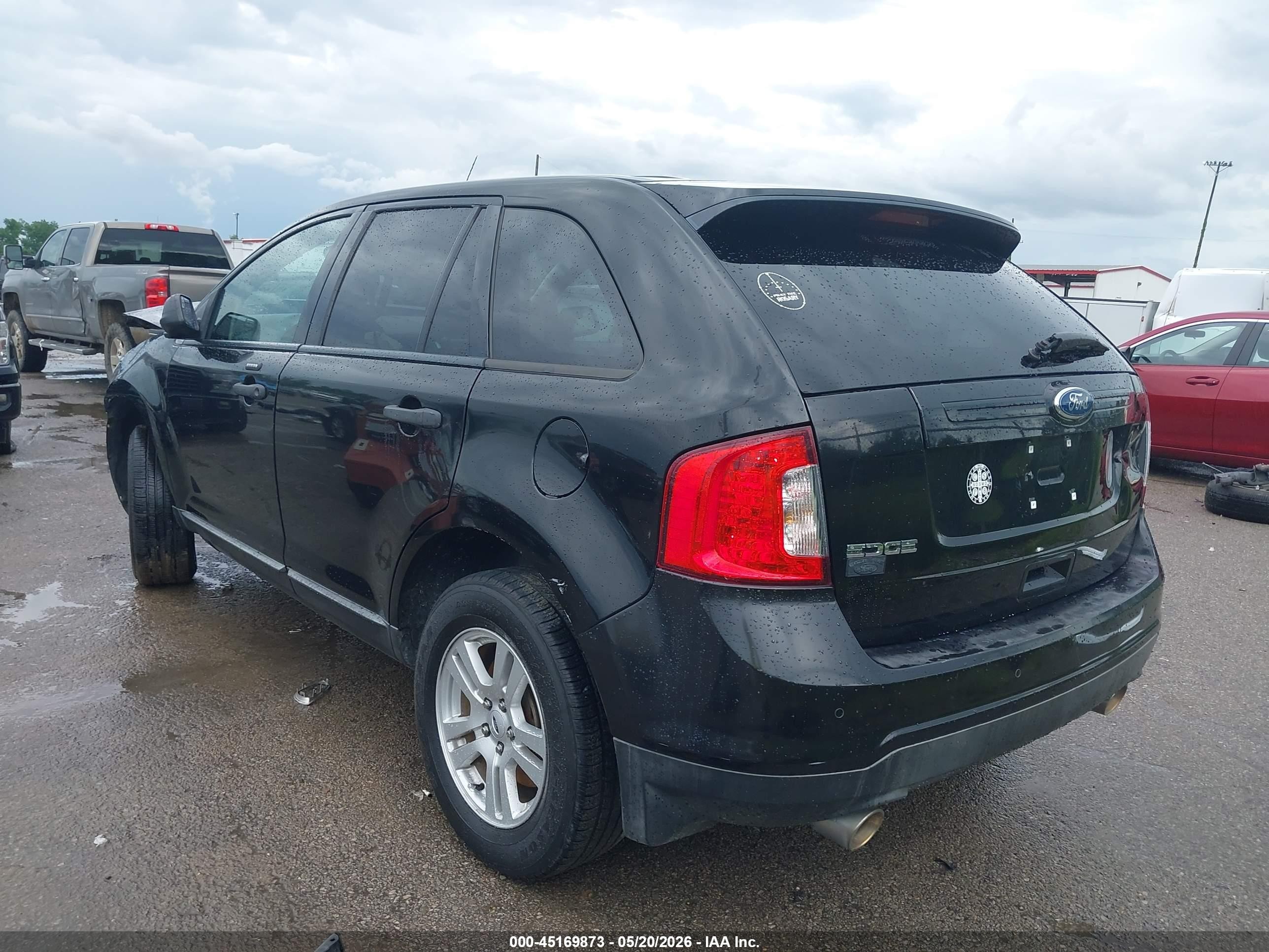 2012 Ford Edge Se Black vin: 2FMDK3GC2CBA59028