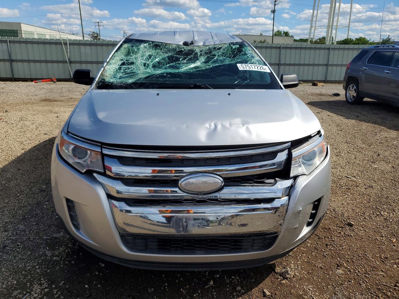 2013 Ford Edge Se Silver vin: 2FMDK3GC2DBB20427