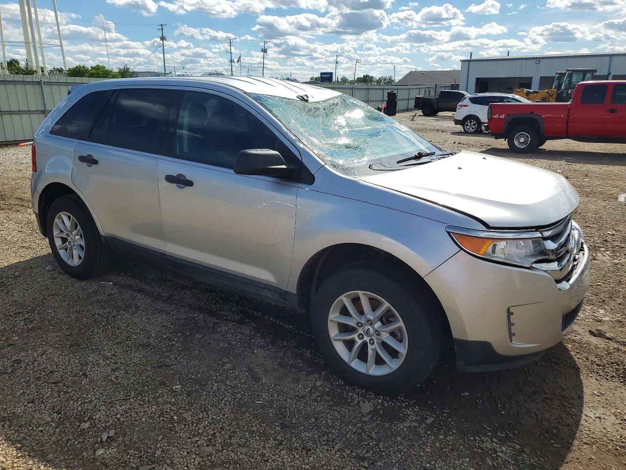 2013 Ford Edge Se Silver vin: 2FMDK3GC2DBB20427