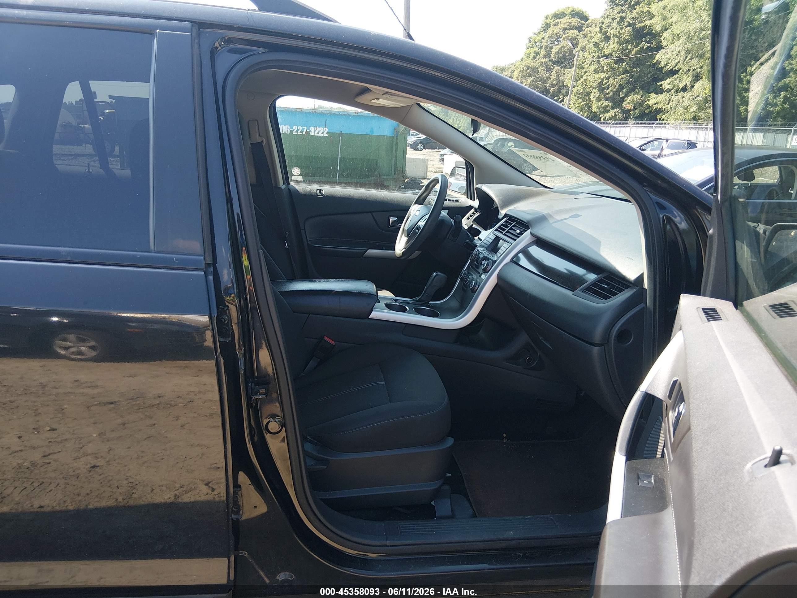 2013 Ford Edge Se Black vin: 2FMDK3GC2DBC66830