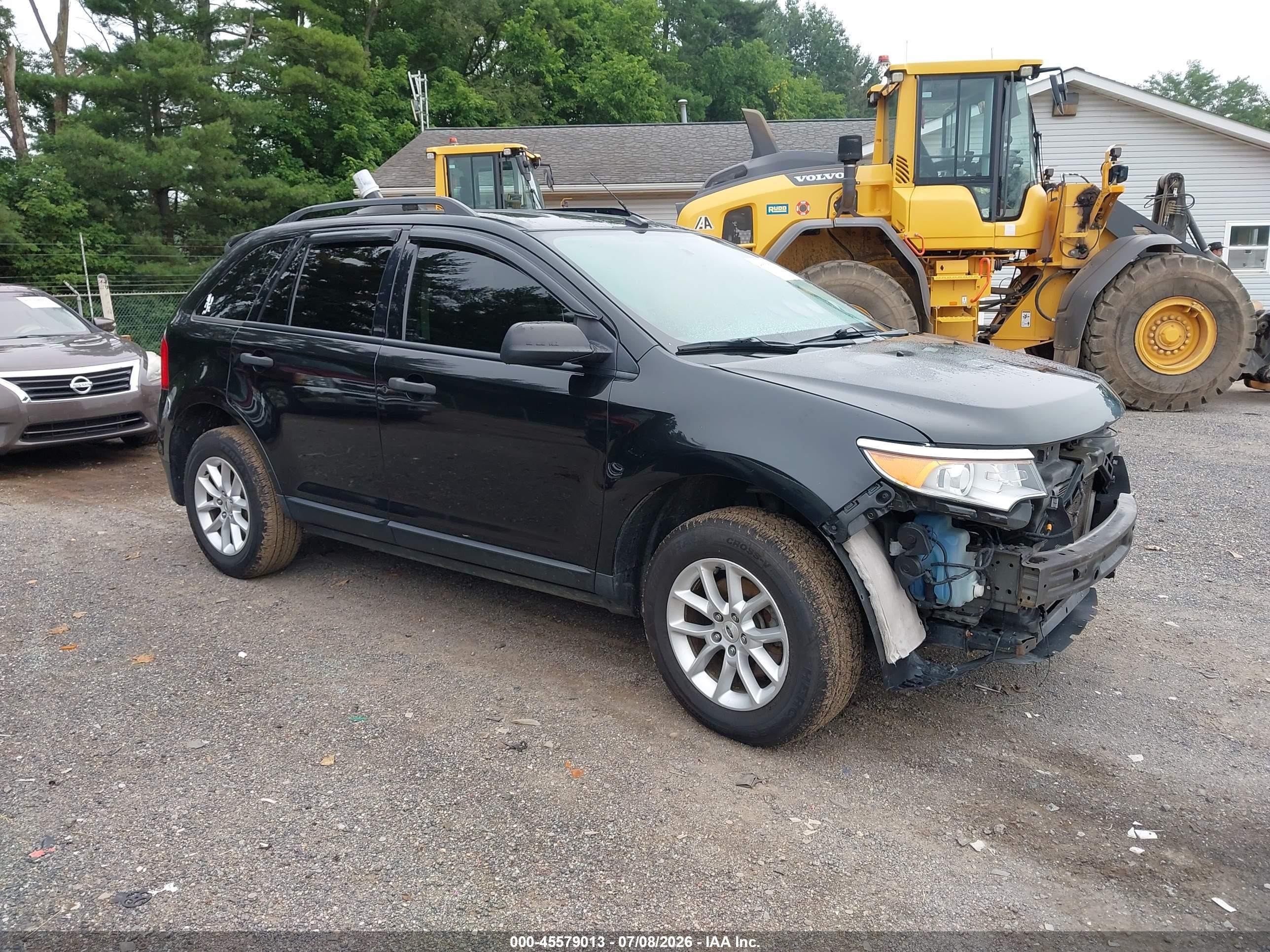 2013 Ford Edge Se Black vin: 2FMDK3GC2DBC69016