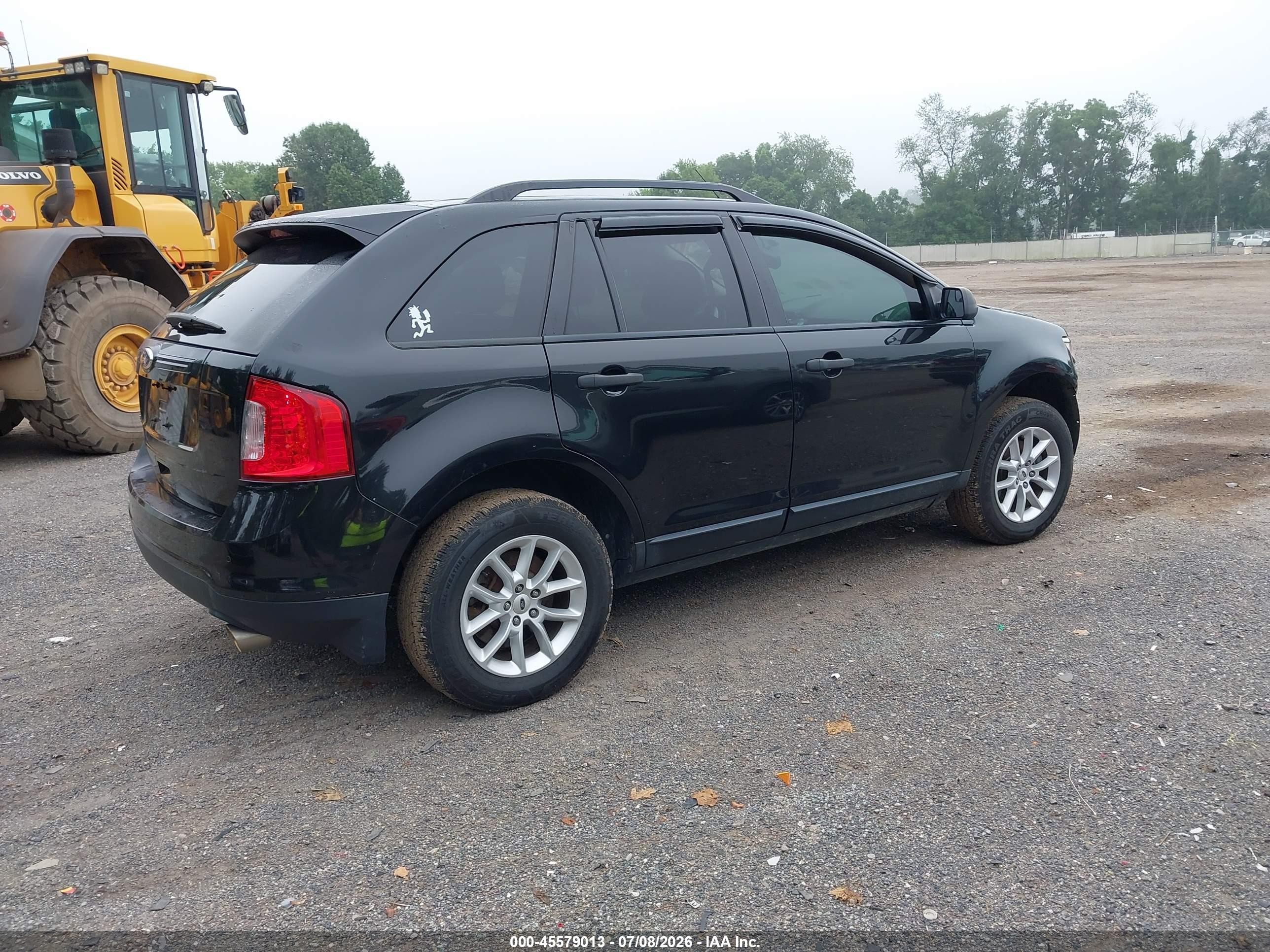 2013 Ford Edge Se Black vin: 2FMDK3GC2DBC69016