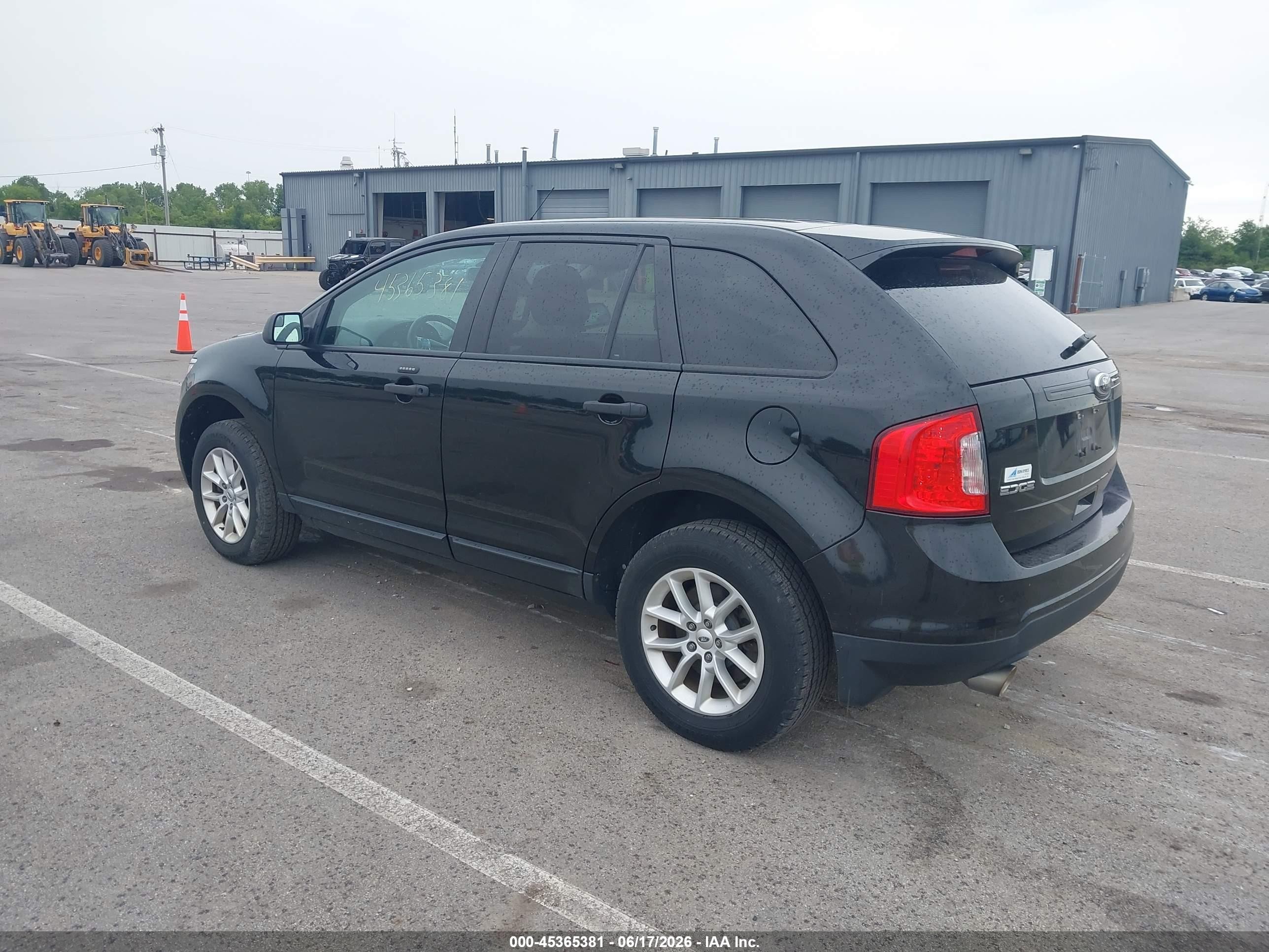 2013 Ford Edge Se Black vin: 2FMDK3GC2DBC72367