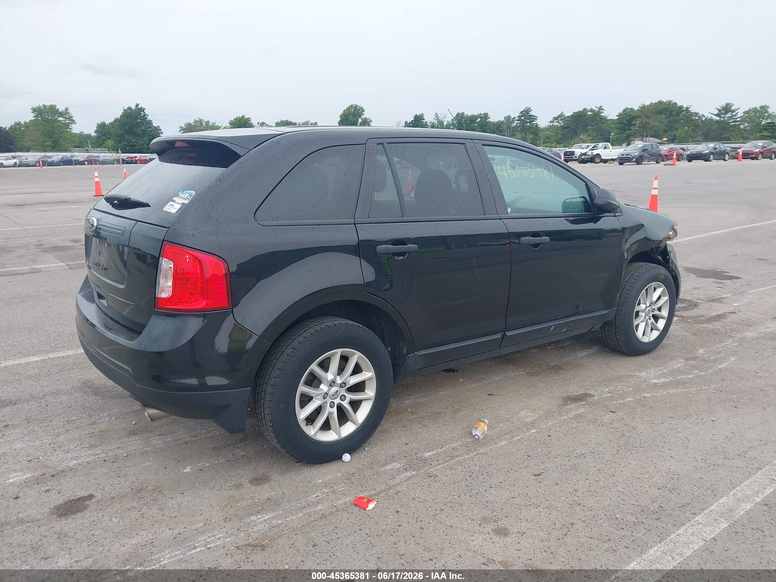 2013 Ford Edge Se Black vin: 2FMDK3GC2DBC72367