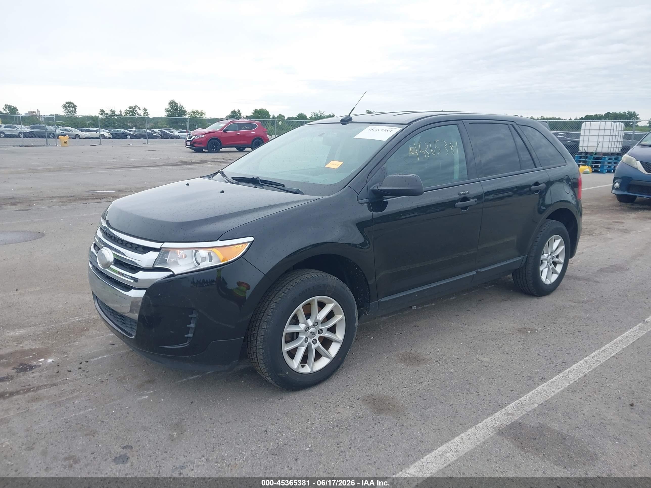 2013 Ford Edge Se Black vin: 2FMDK3GC2DBC72367