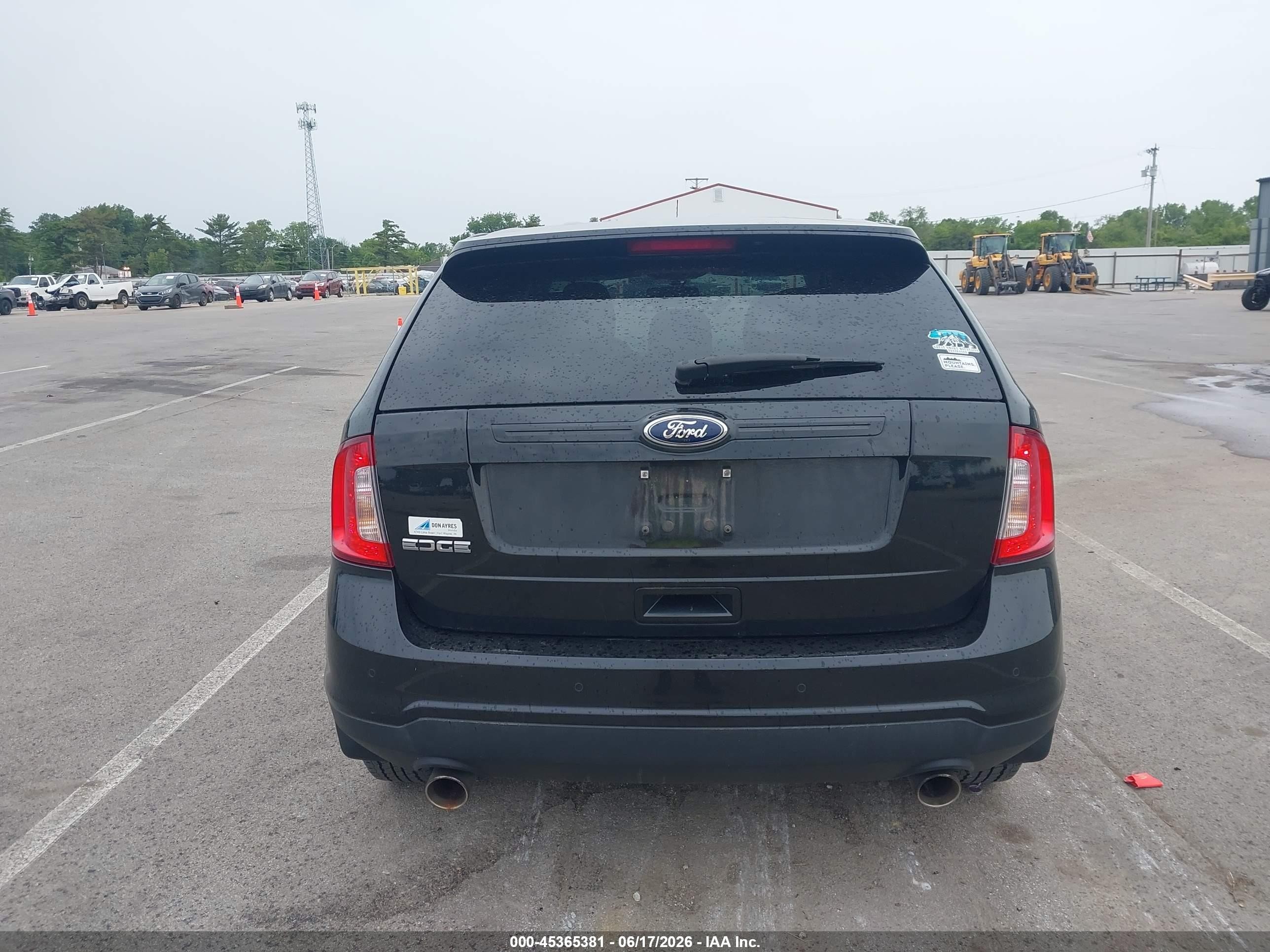 2013 Ford Edge Se Black vin: 2FMDK3GC2DBC72367