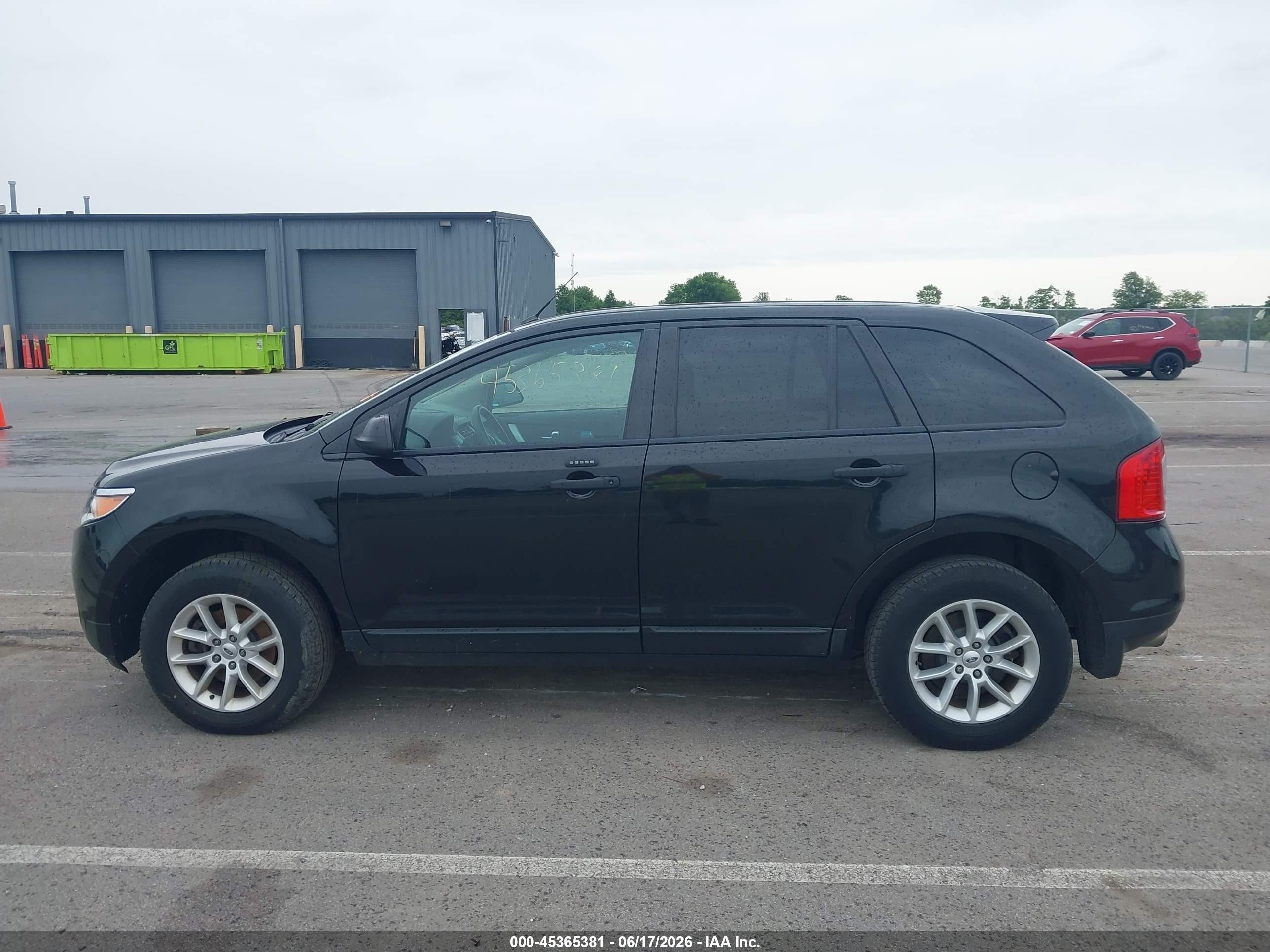 2013 Ford Edge Se Black vin: 2FMDK3GC2DBC72367