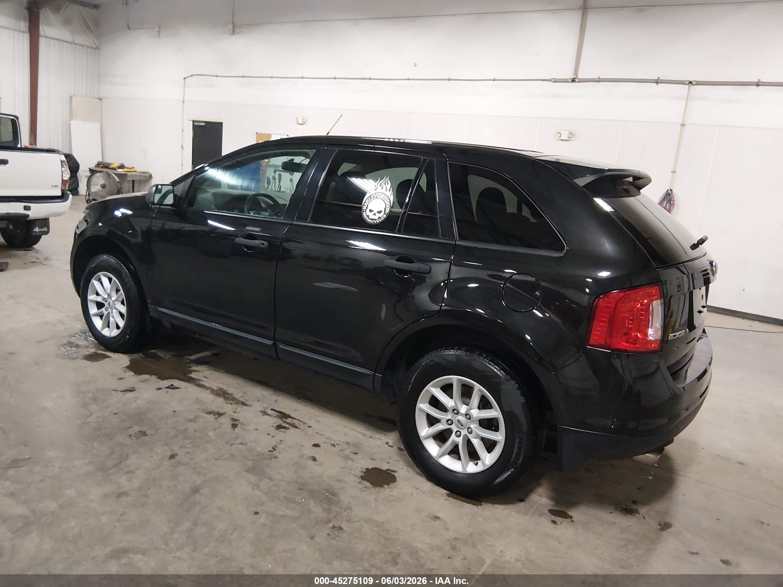 2013 Ford Edge Se Black vin: 2FMDK3GC2DBE33722