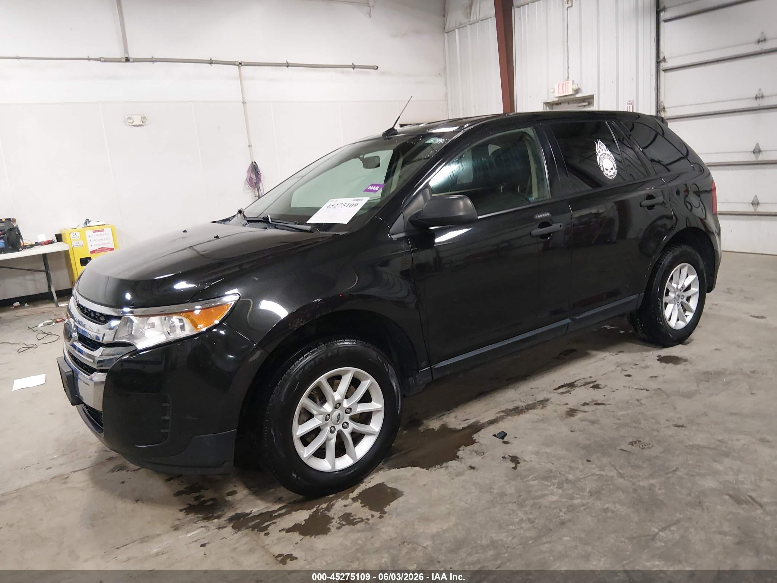 2013 Ford Edge Se Black vin: 2FMDK3GC2DBE33722
