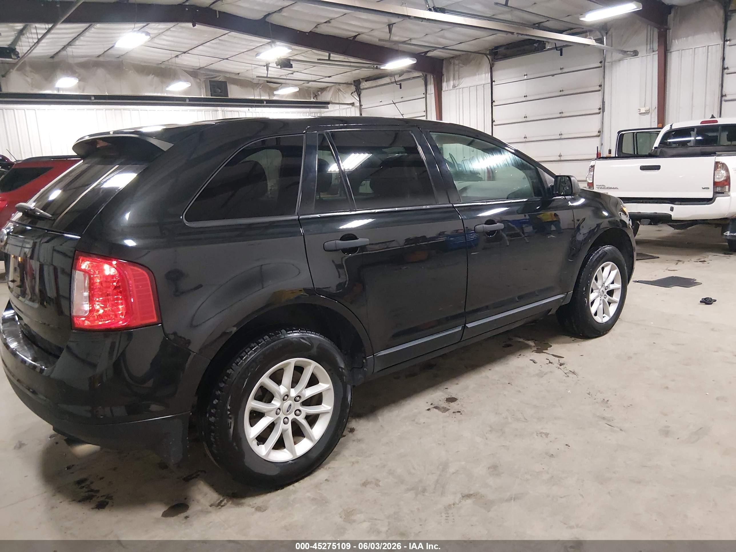 2013 Ford Edge Se Black vin: 2FMDK3GC2DBE33722