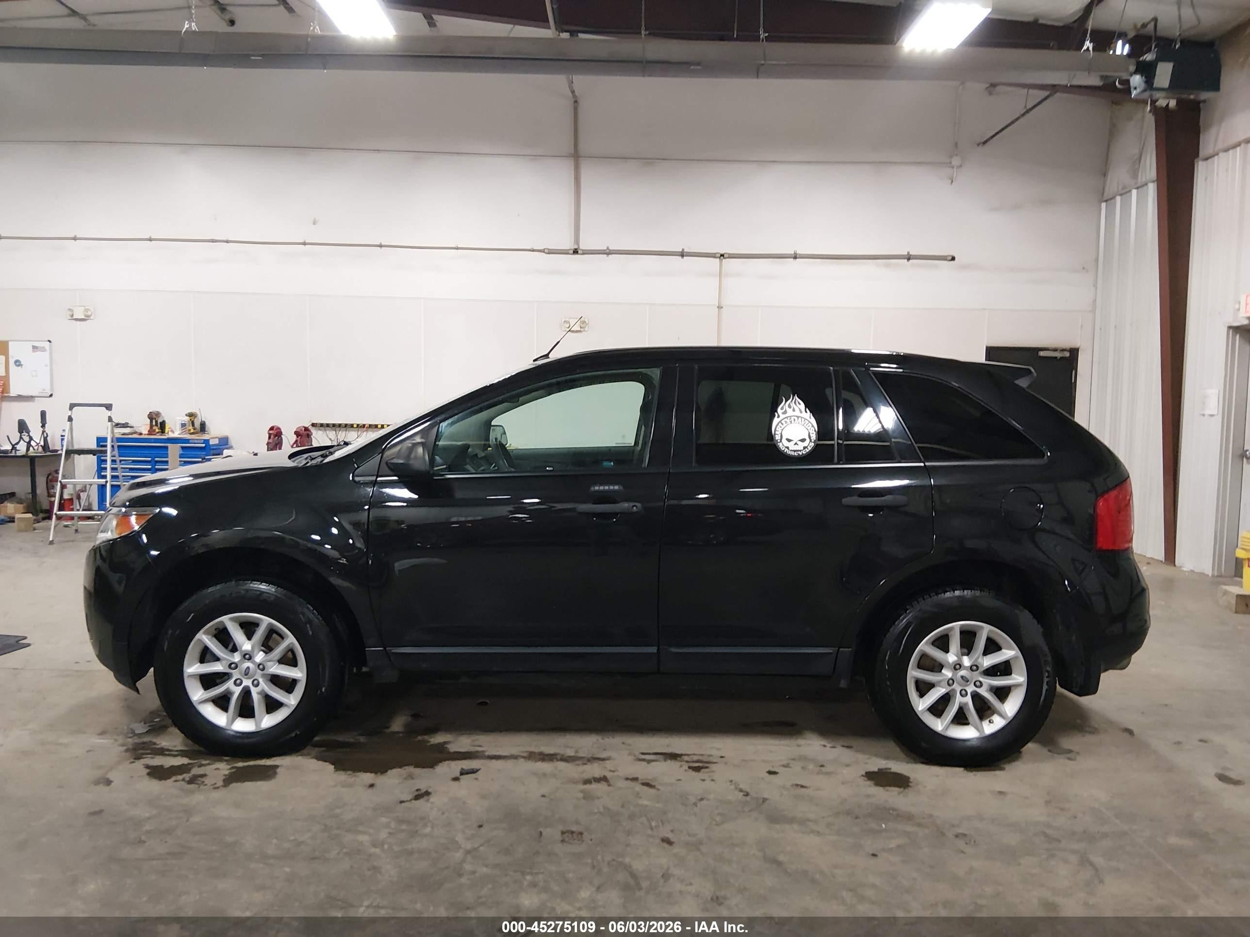 2013 Ford Edge Se Black vin: 2FMDK3GC2DBE33722