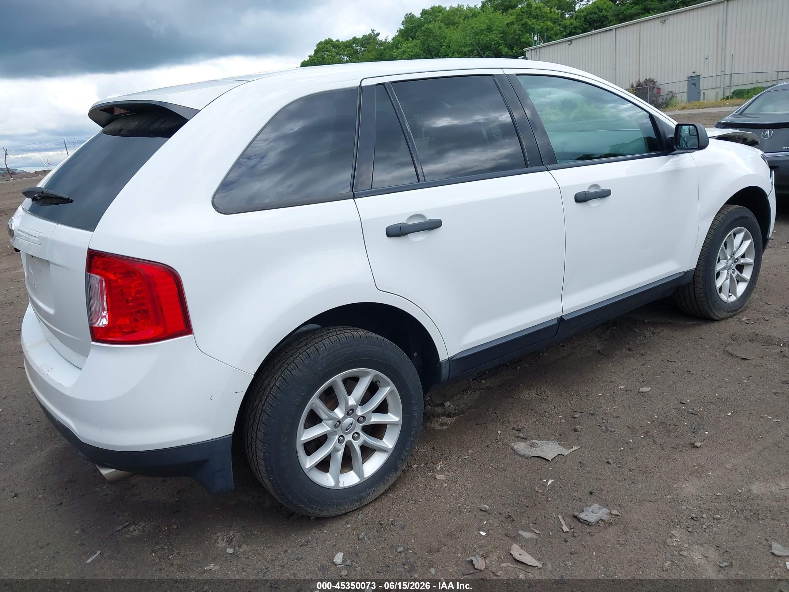 2014 Ford Edge Se Белый vin: 2FMDK3GC2EBA53958