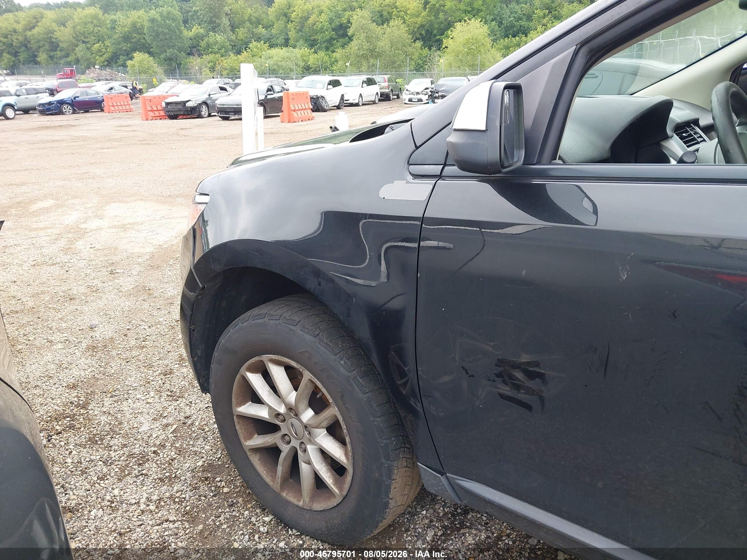 2014 Ford Edge Se Black vin: 2FMDK3GC2EBA58559