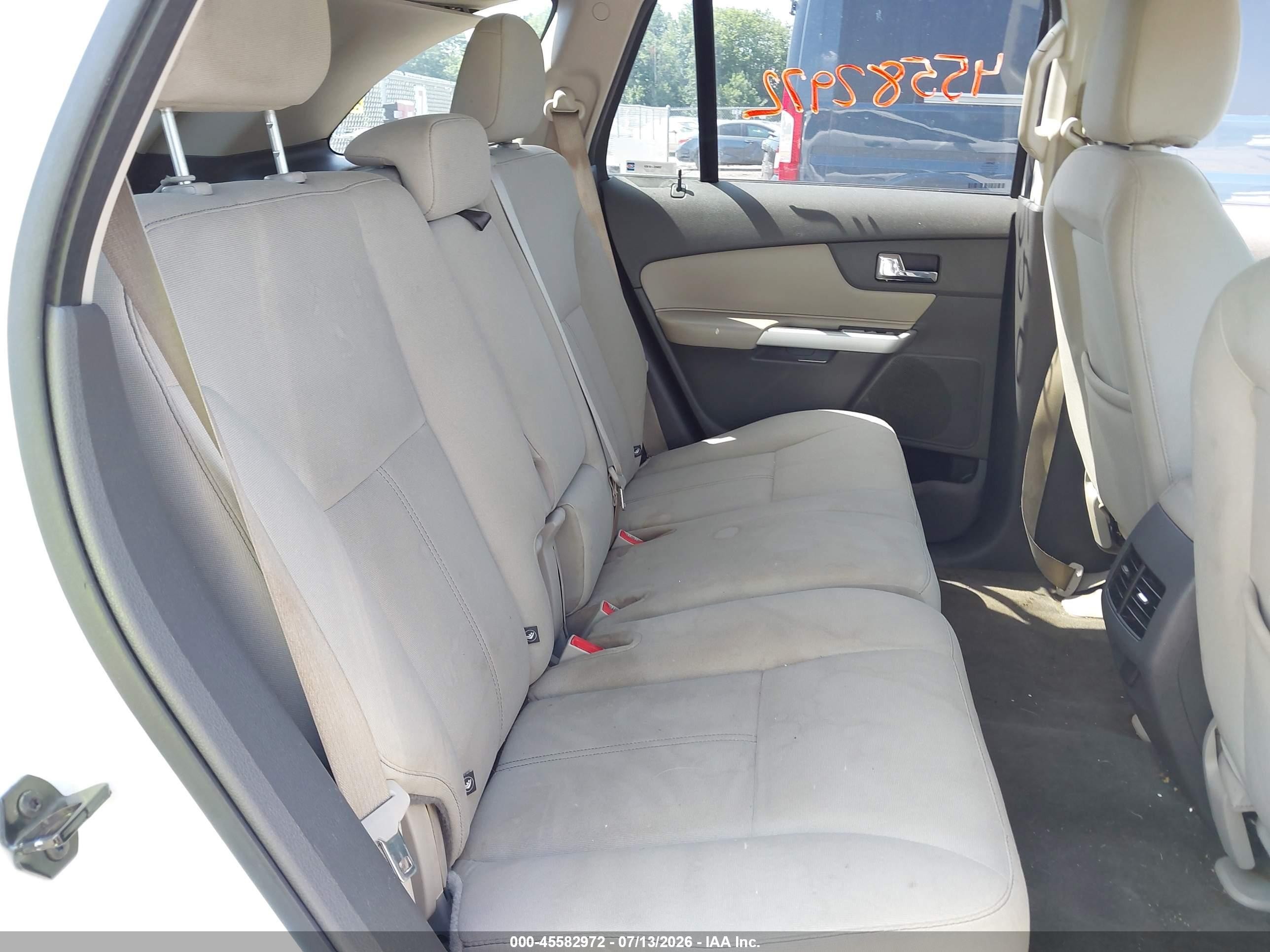 2014 Ford Edge Se White vin: 2FMDK3GC2EBA58674