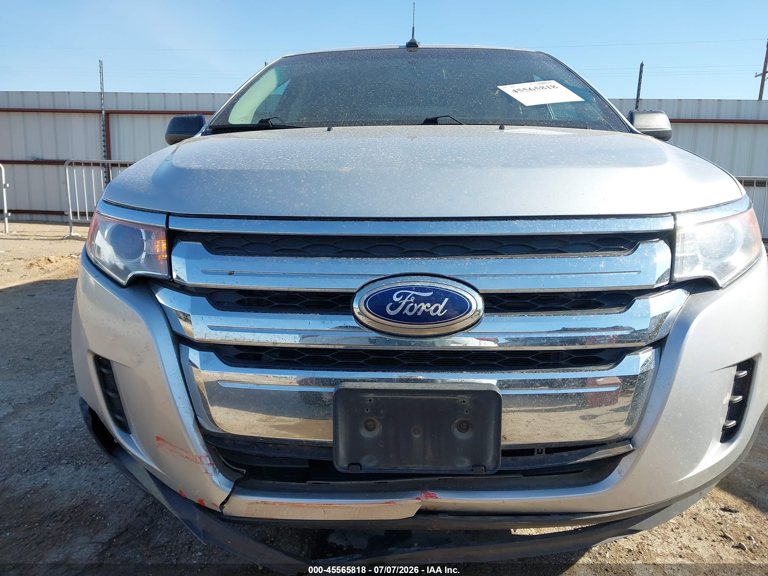2014 Ford Edge Se Silver vin: 2FMDK3GC2EBA82800