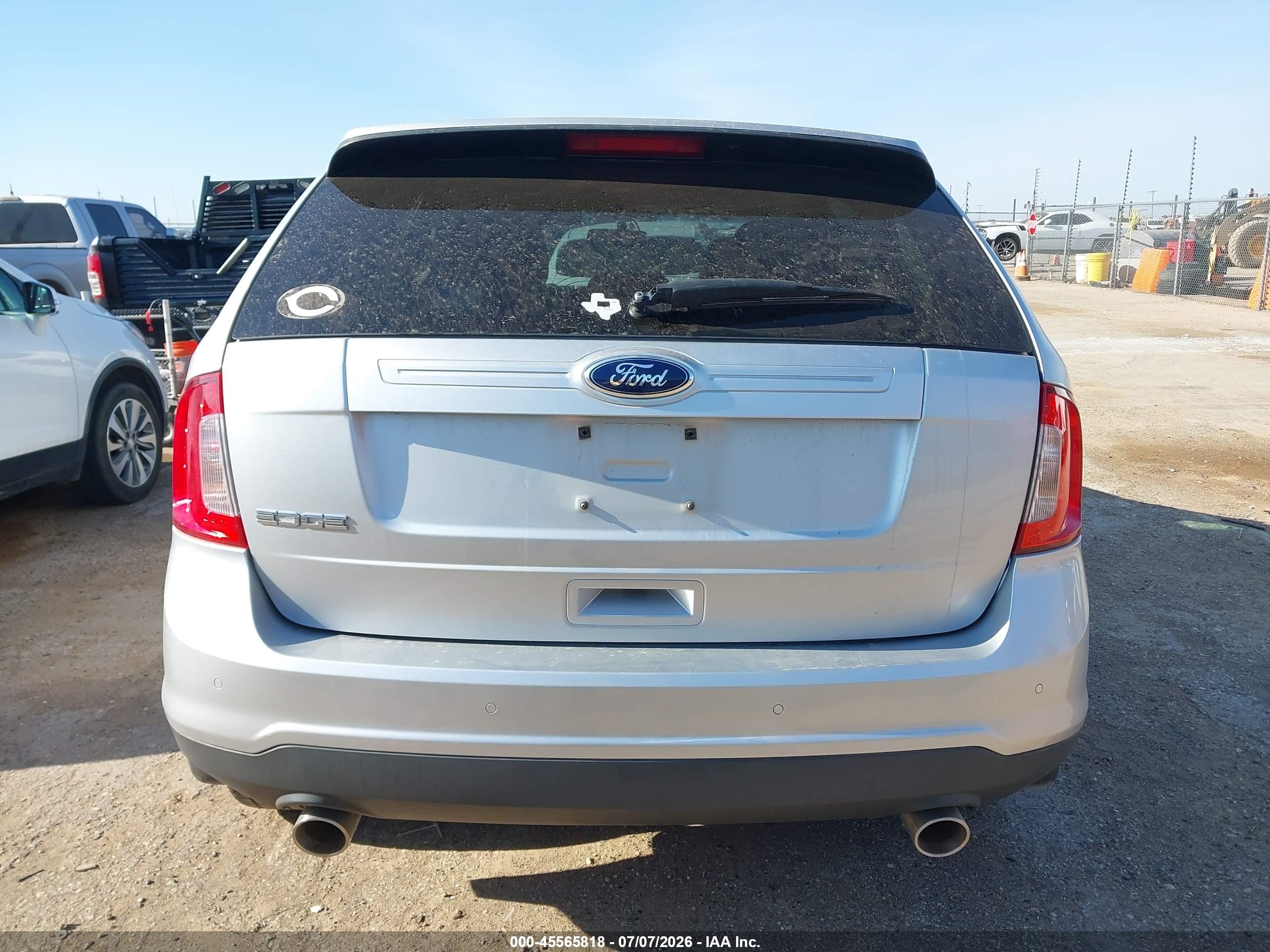 2014 Ford Edge Se Silver vin: 2FMDK3GC2EBA82800