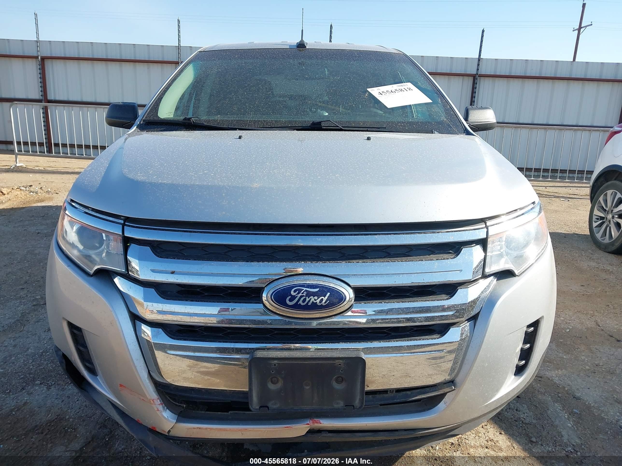 2014 Ford Edge Se Silver vin: 2FMDK3GC2EBA82800