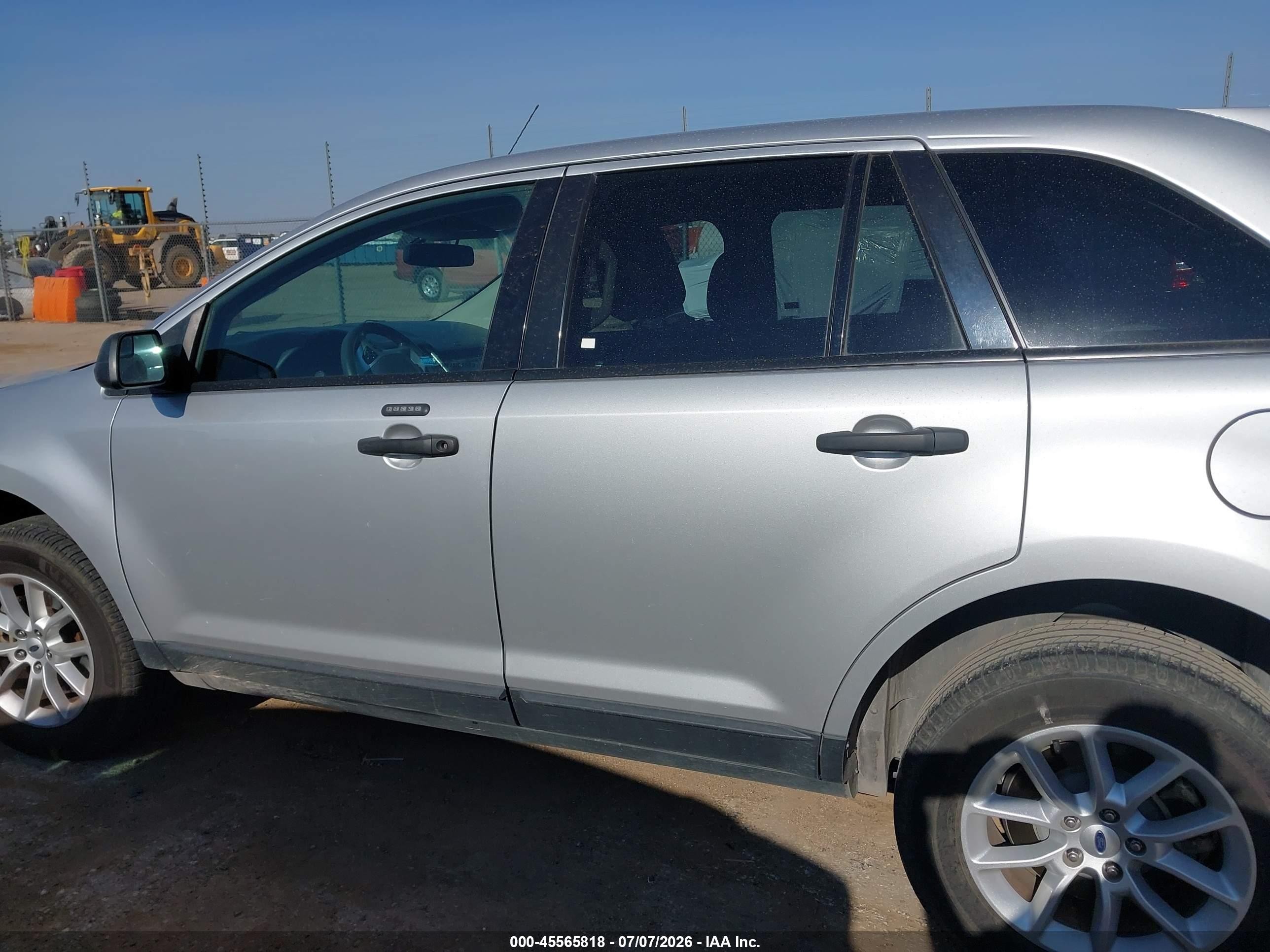2014 Ford Edge Se Silver vin: 2FMDK3GC2EBA82800