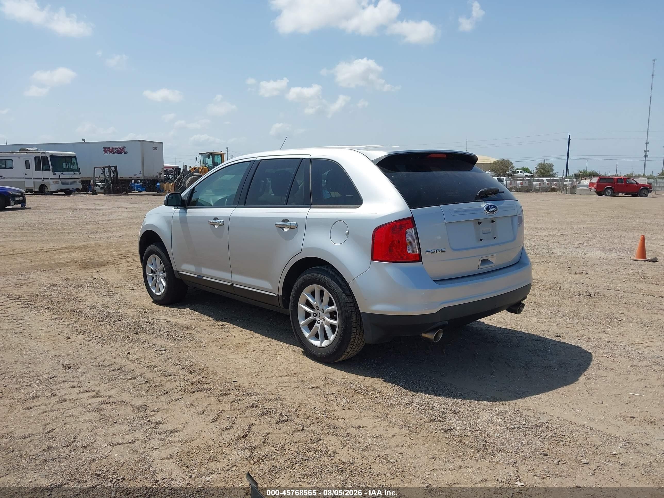 2014 Ford Edge Se Silver vin: 2FMDK3GC2EBA82957