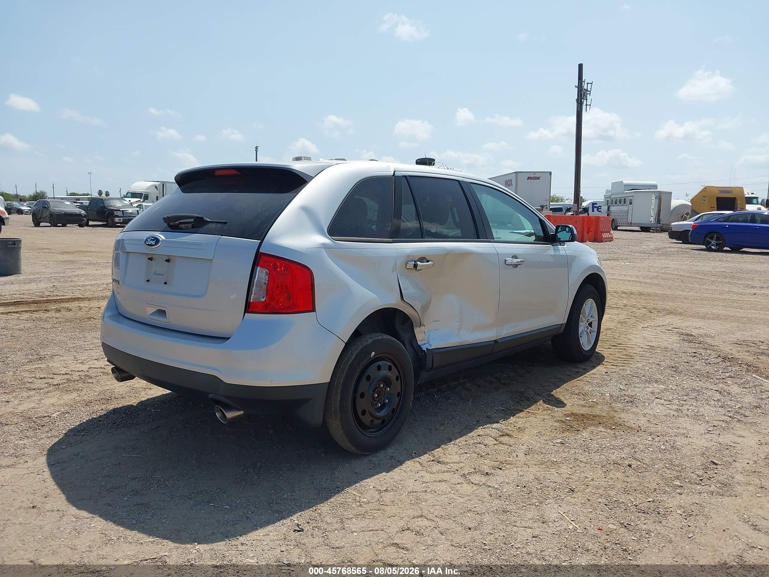 2014 Ford Edge Se Silver vin: 2FMDK3GC2EBA82957