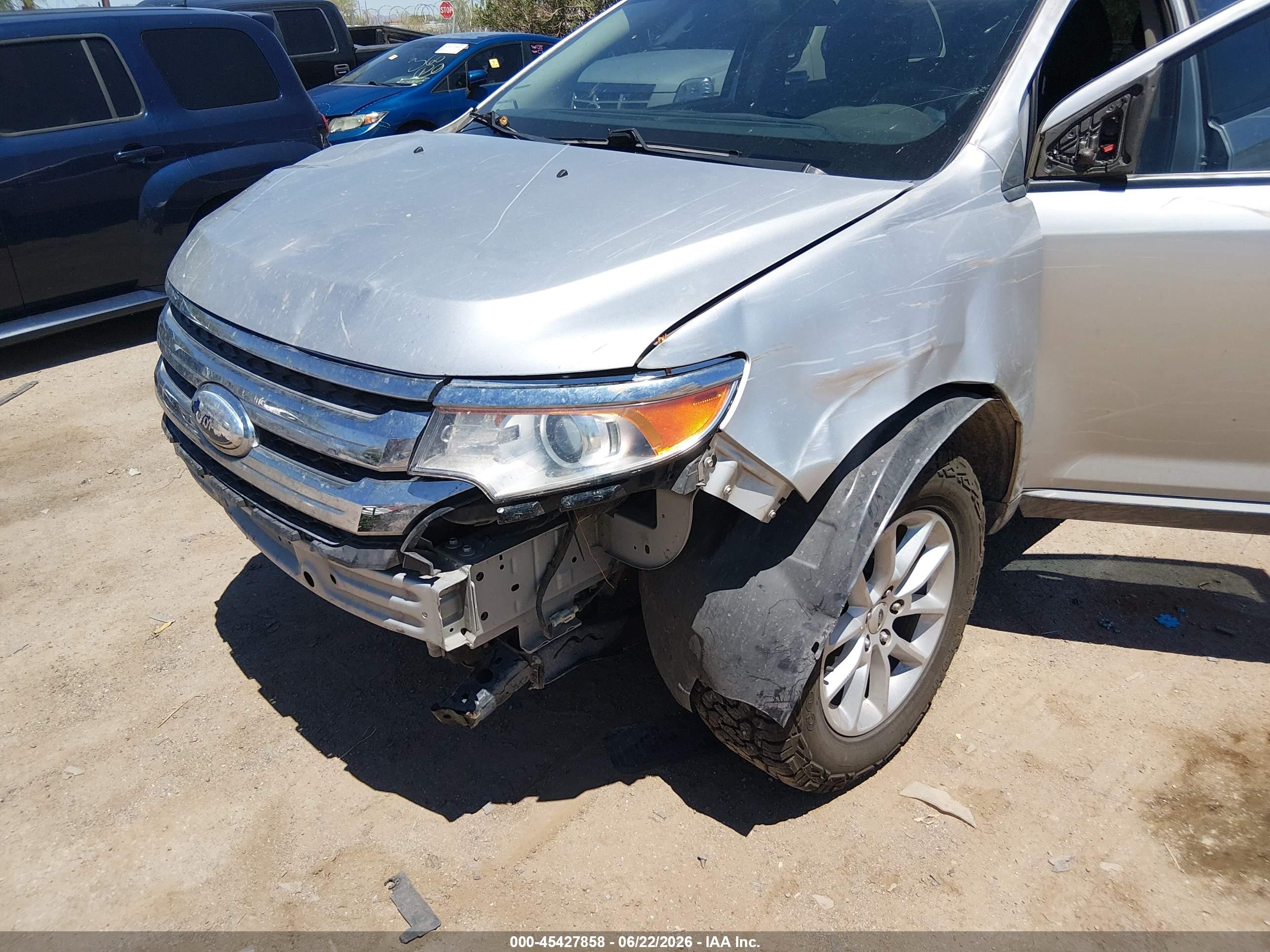 2014 Ford Edge Se Silver vin: 2FMDK3GC2EBB30604