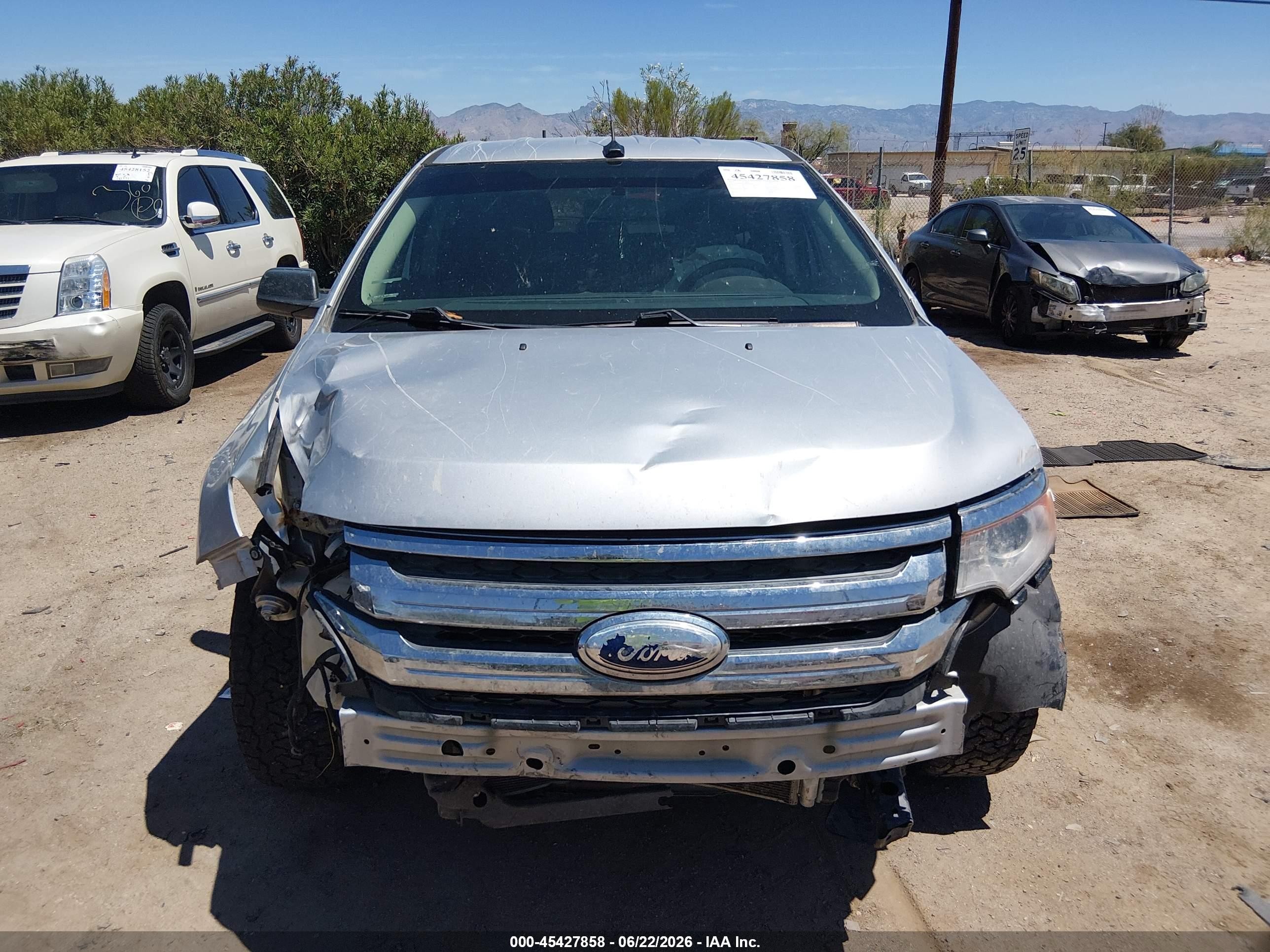 2014 Ford Edge Se Silver vin: 2FMDK3GC2EBB30604
