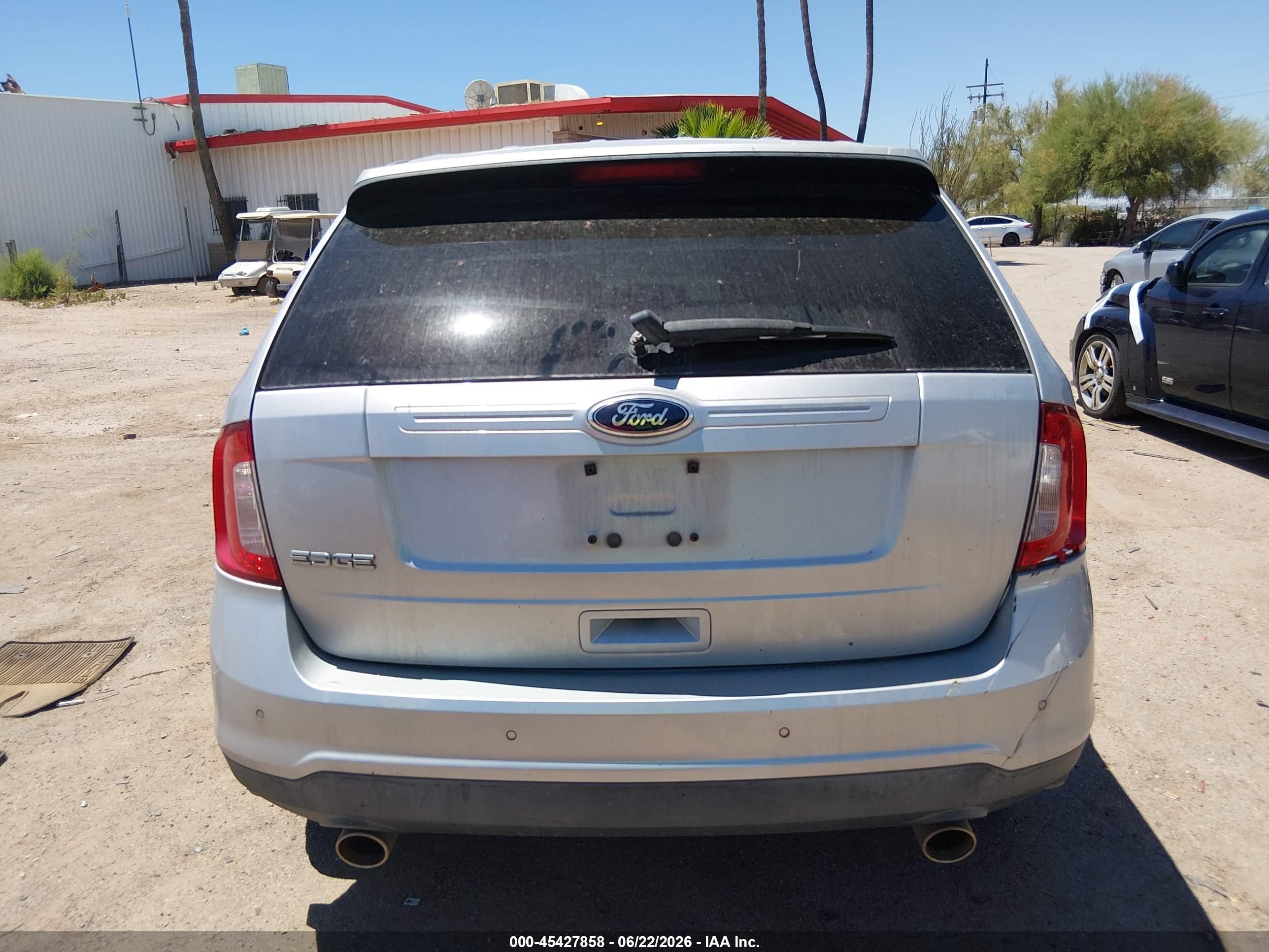 2014 Ford Edge Se Silver vin: 2FMDK3GC2EBB30604