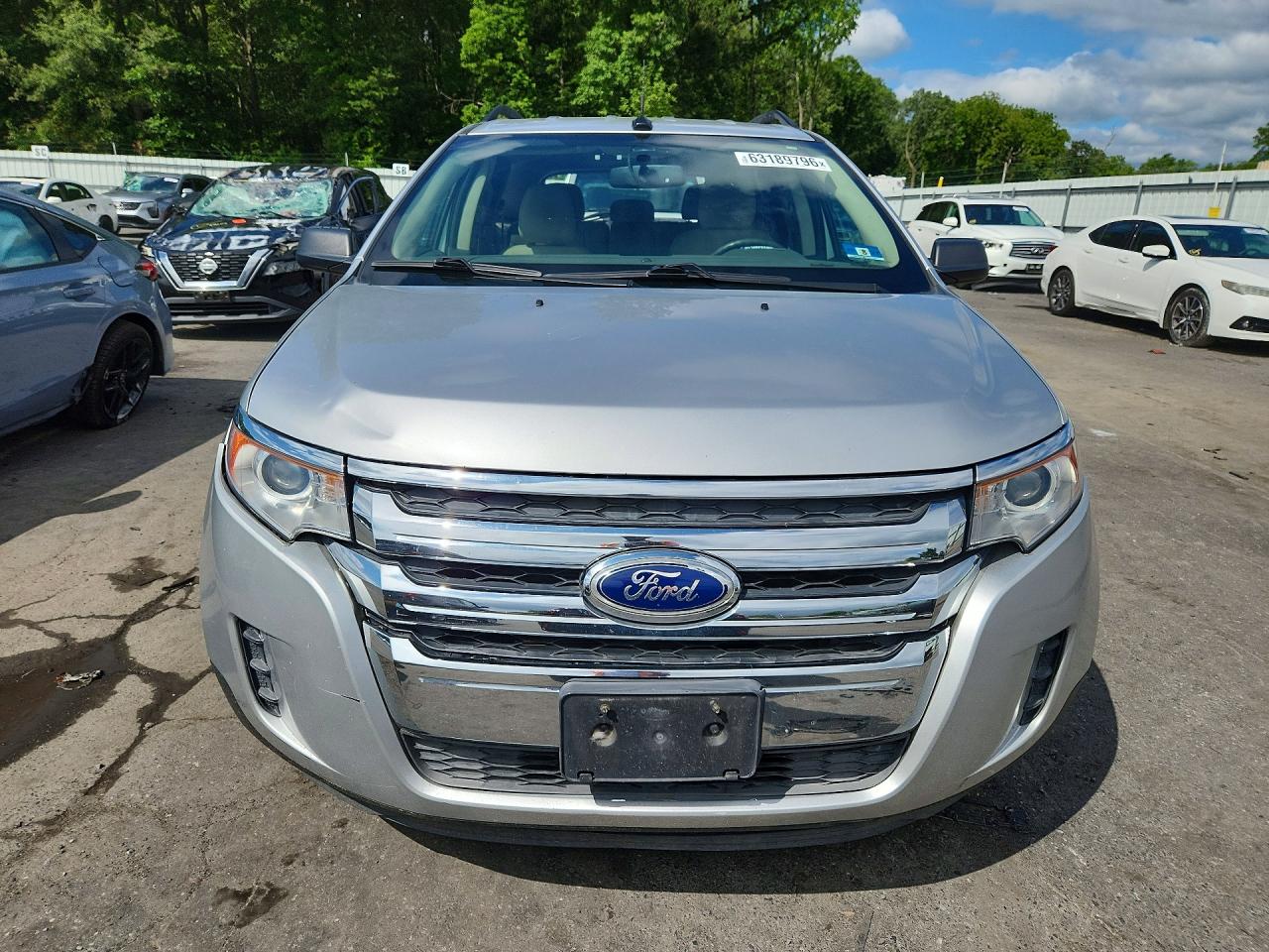 2014 Ford Edge Se Серебряный vin: 2FMDK3GC2EBB44485