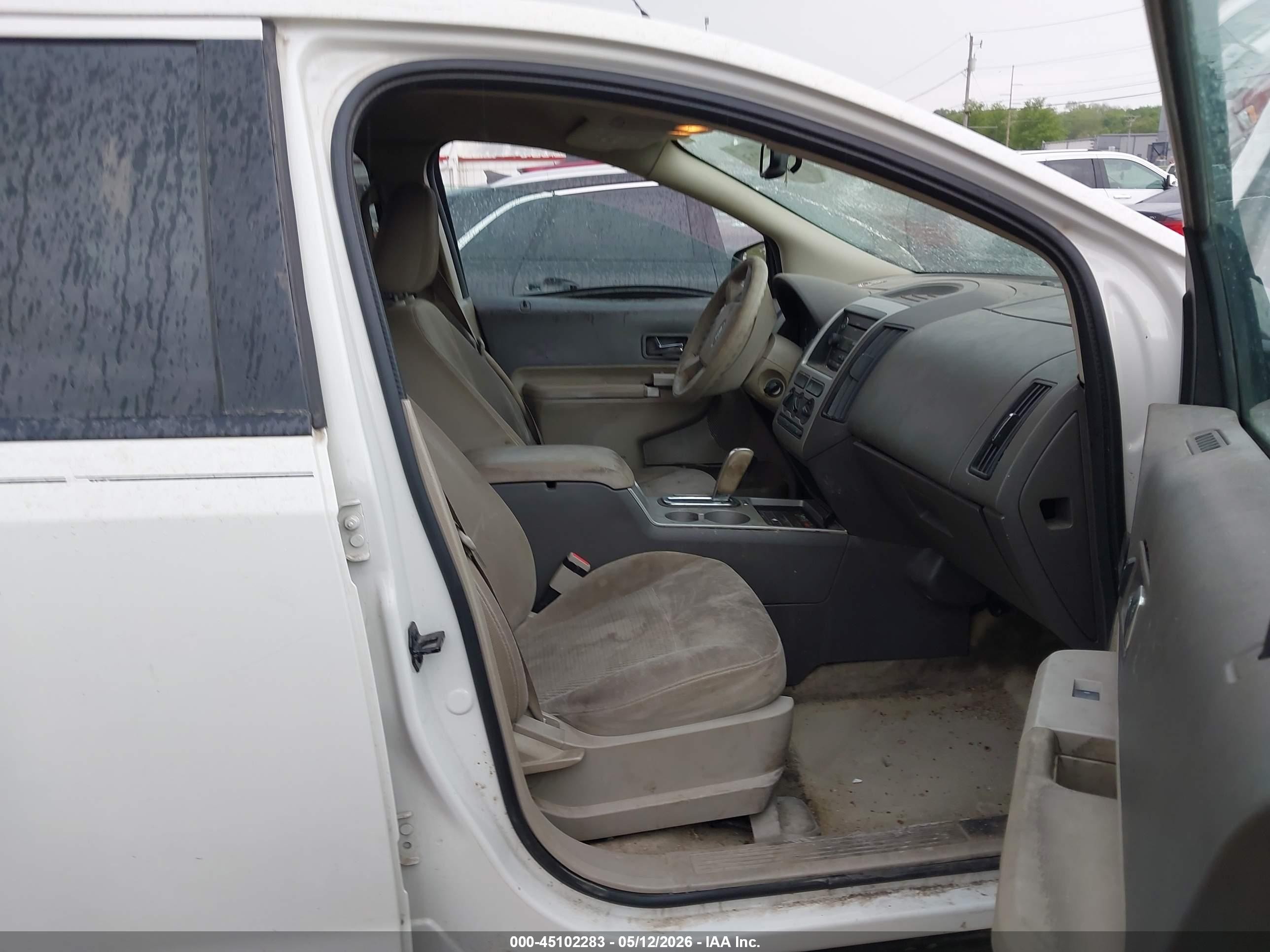 2010 Ford Edge Se White vin: 2FMDK3GC3ABB76629