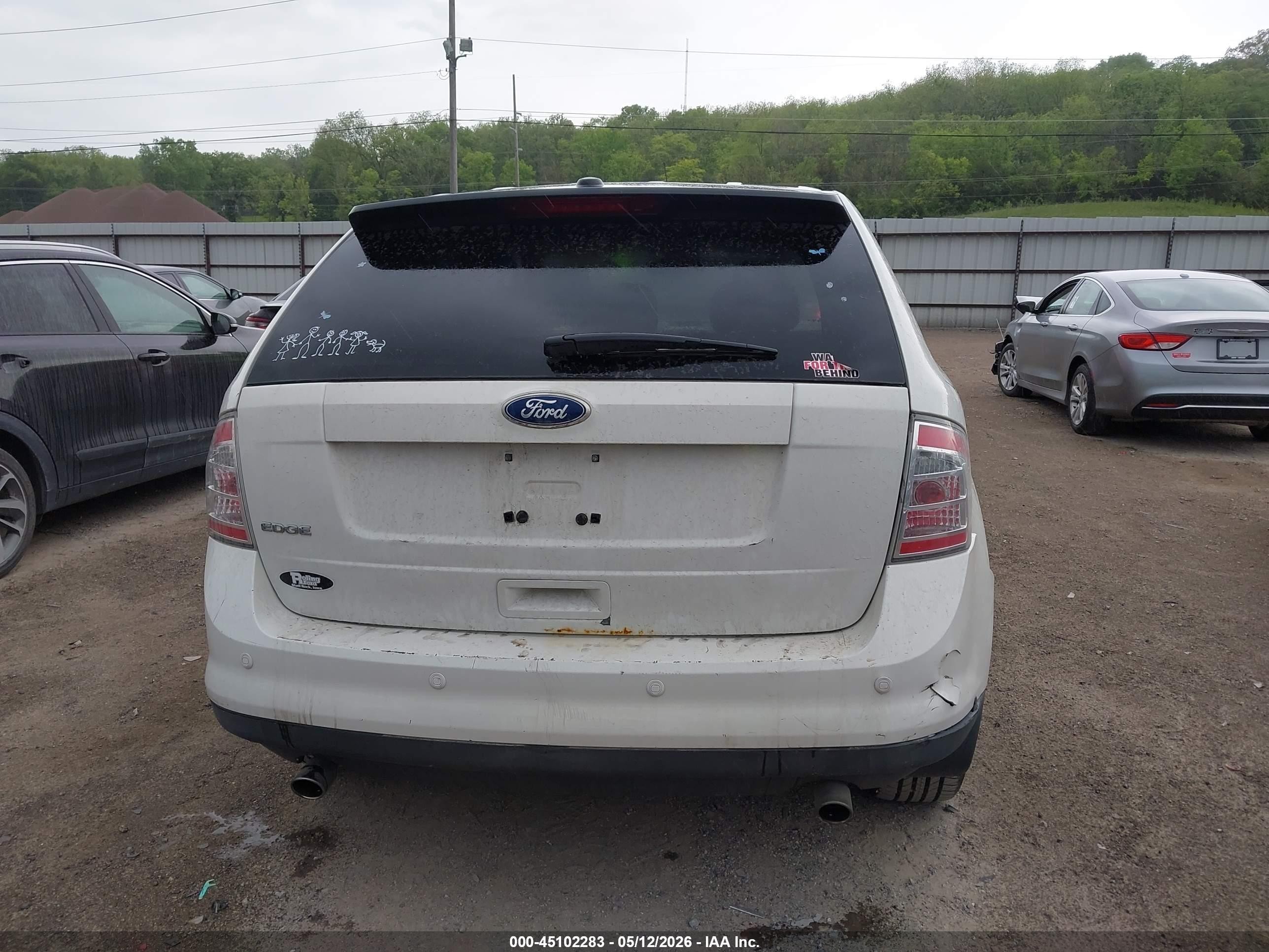 2010 Ford Edge Se White vin: 2FMDK3GC3ABB76629