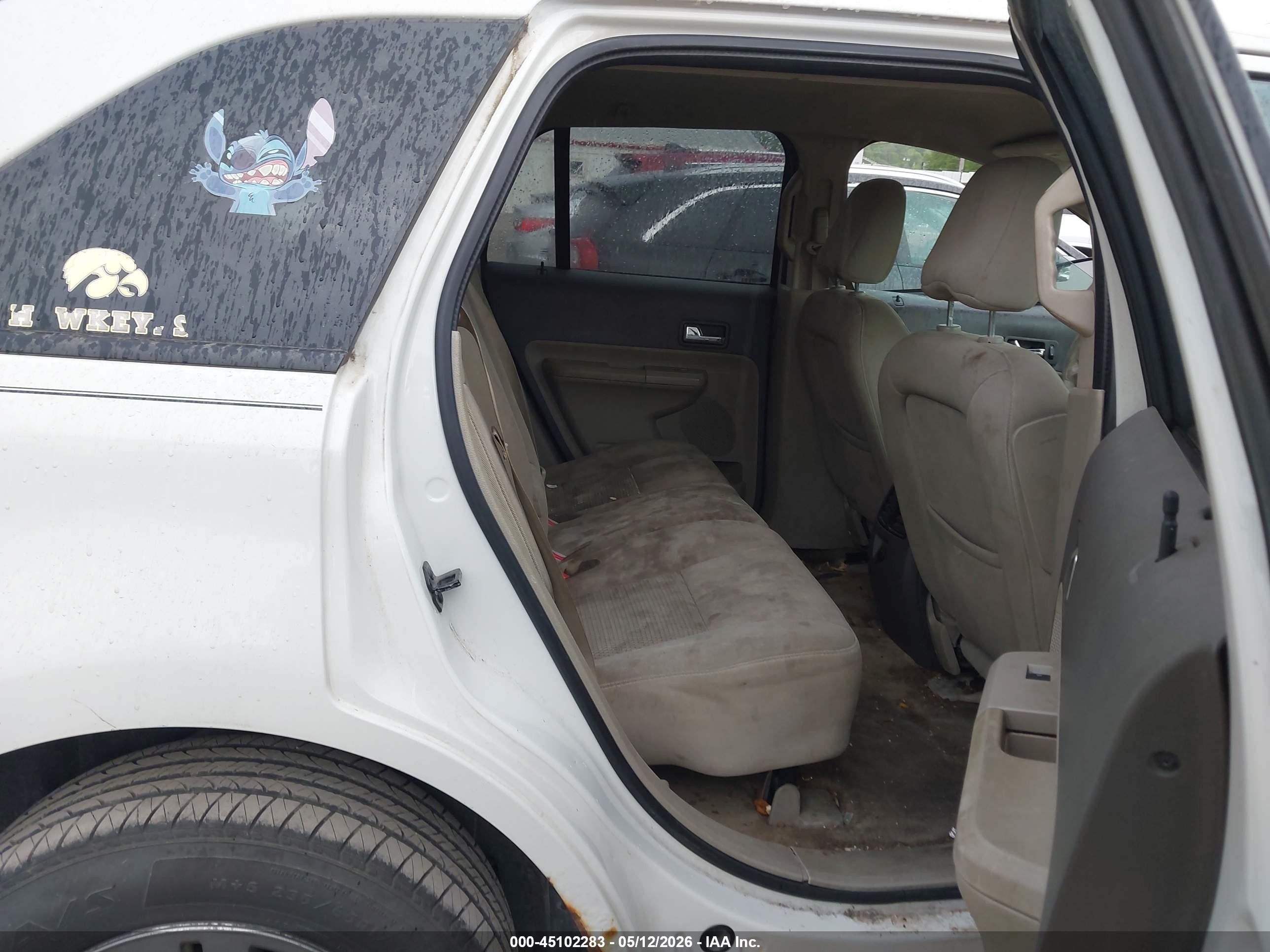 2010 Ford Edge Se White vin: 2FMDK3GC3ABB76629