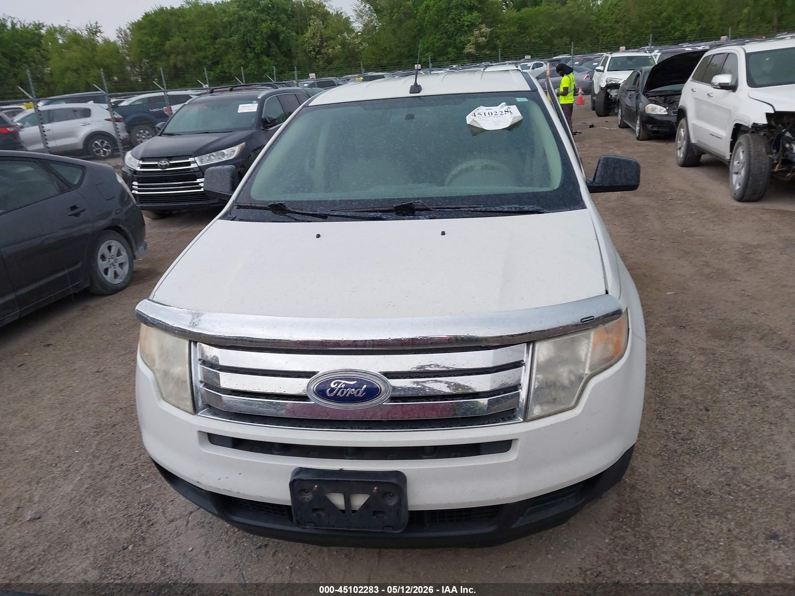 2010 Ford Edge Se White vin: 2FMDK3GC3ABB76629