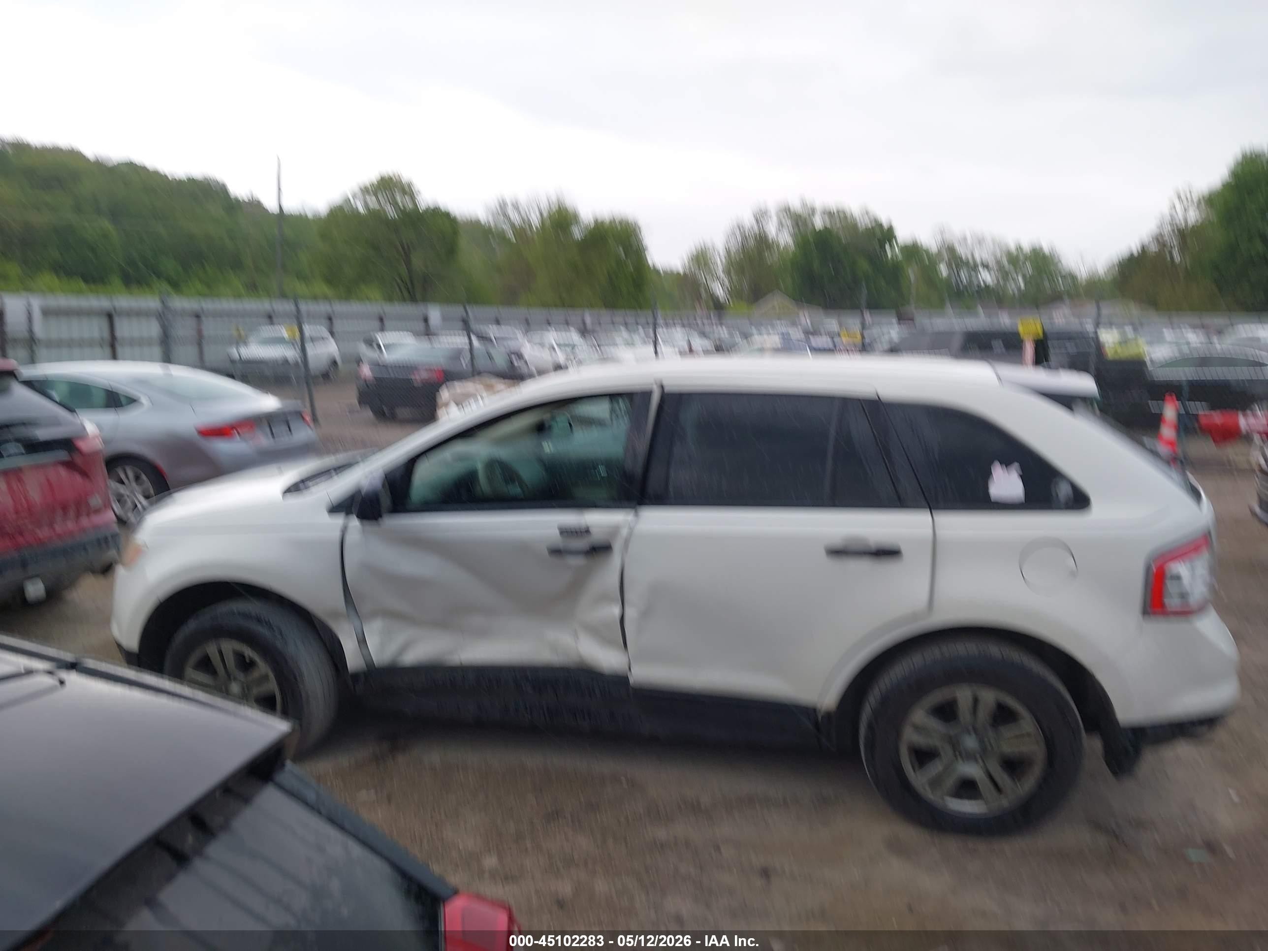 2010 Ford Edge Se White vin: 2FMDK3GC3ABB76629