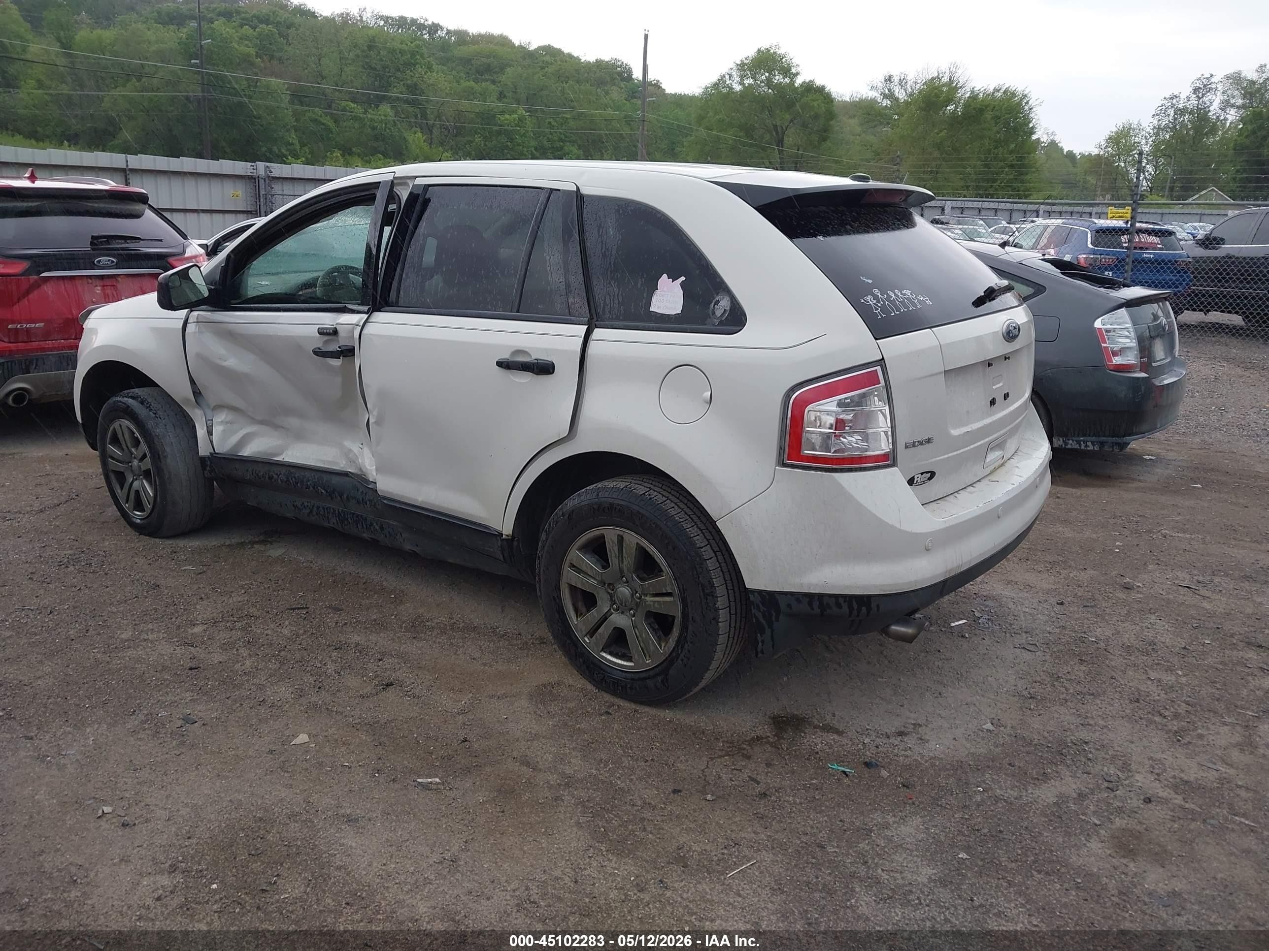 2010 Ford Edge Se White vin: 2FMDK3GC3ABB76629