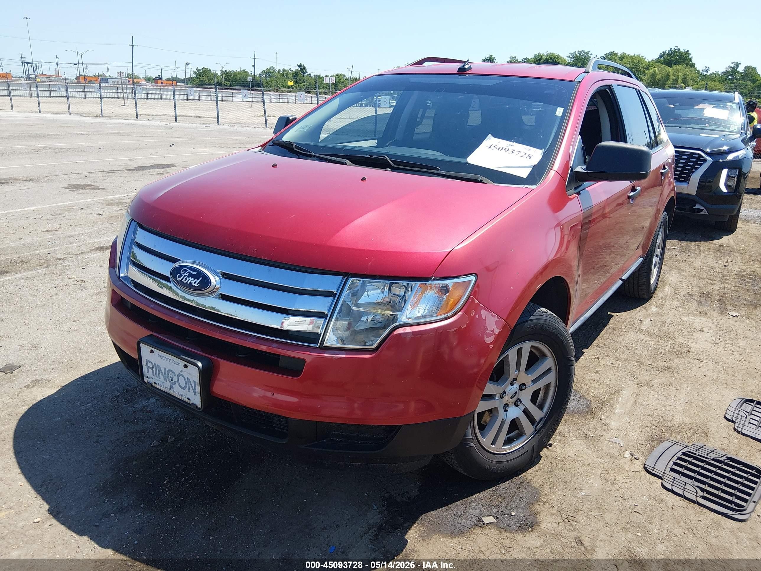 2010 Ford Edge Se Red vin: 2FMDK3GC3ABB78123