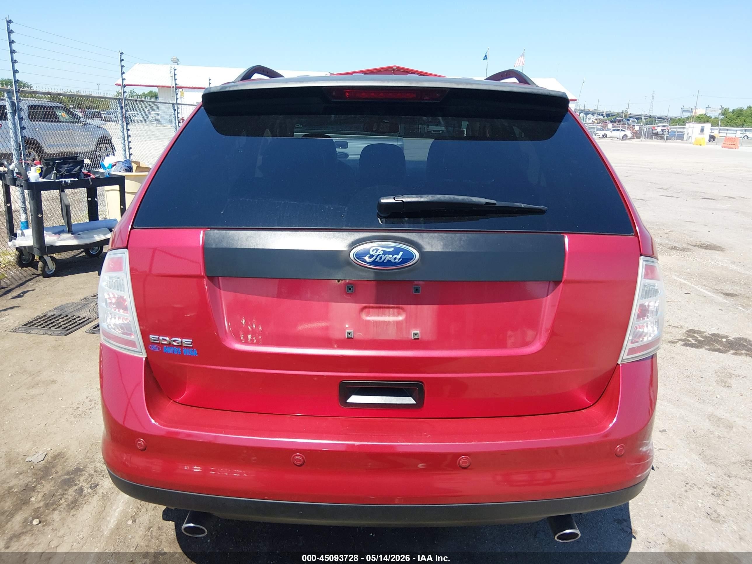 2010 Ford Edge Se Red vin: 2FMDK3GC3ABB78123