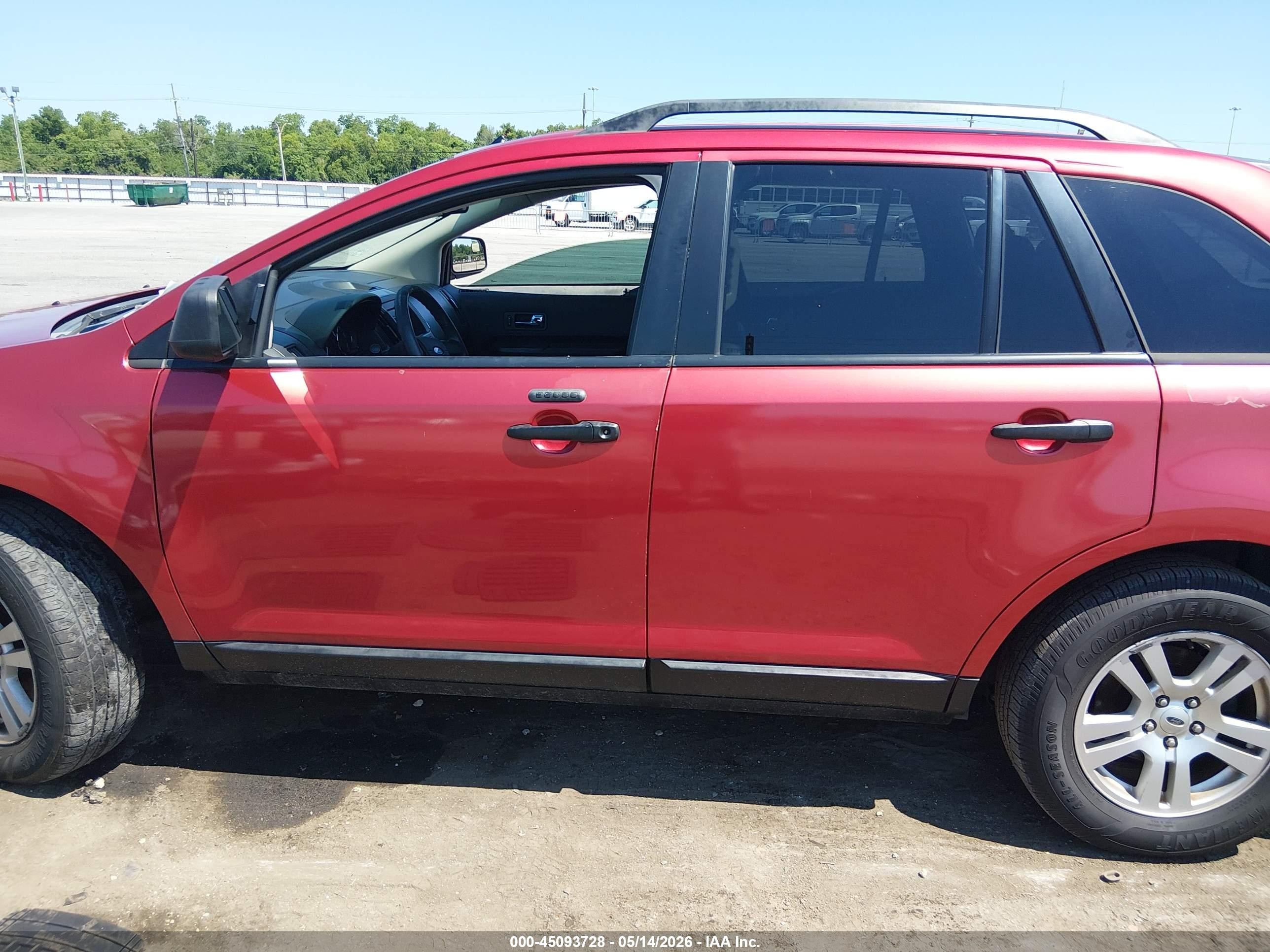 2010 Ford Edge Se Red vin: 2FMDK3GC3ABB78123