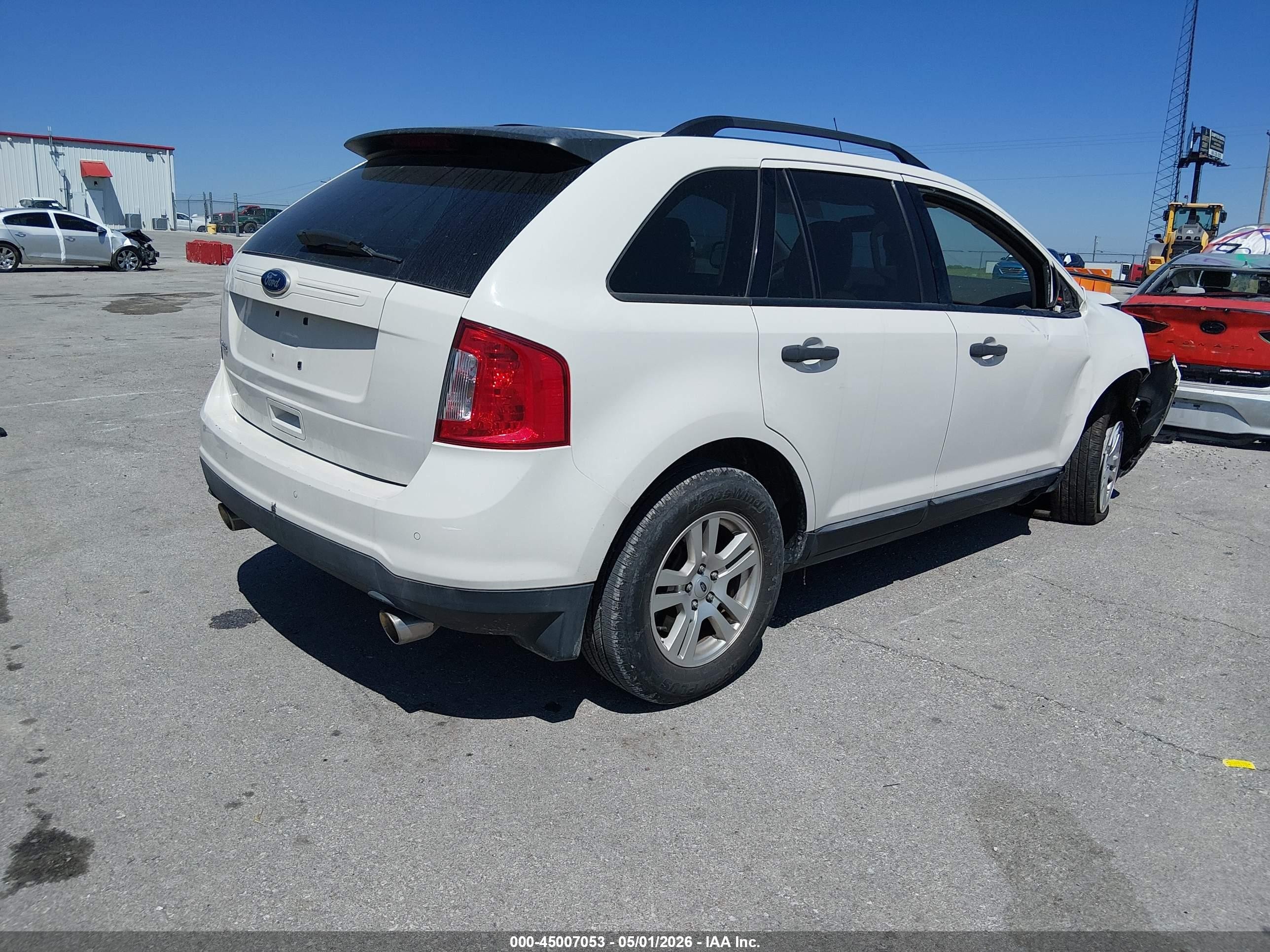 2011 Ford Edge Se Белый vin: 2FMDK3GC3BBA35707