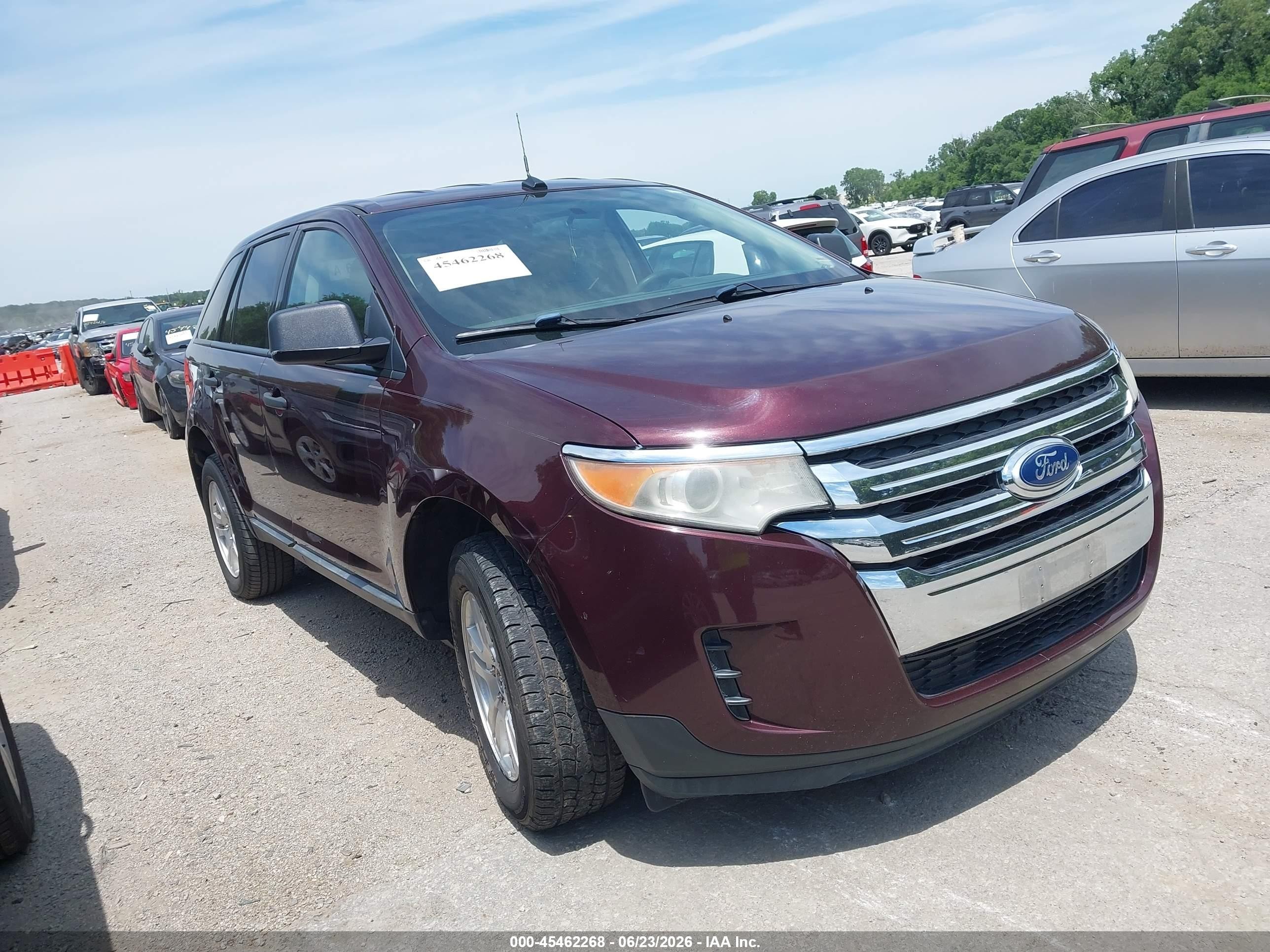 2011 Ford Edge Se Burgundy vin: 2FMDK3GC3BBA71879