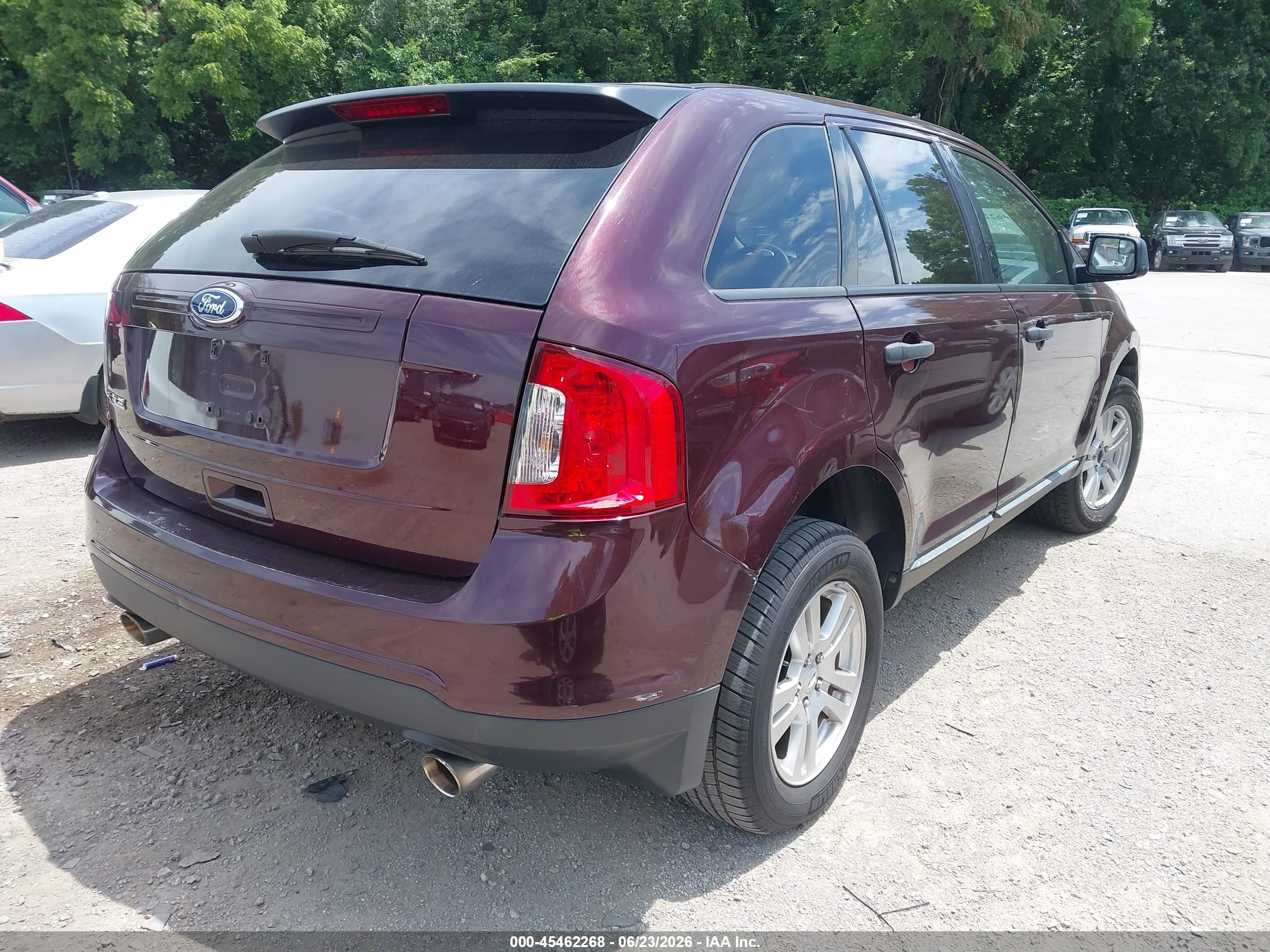 2011 Ford Edge Se Burgundy vin: 2FMDK3GC3BBA71879