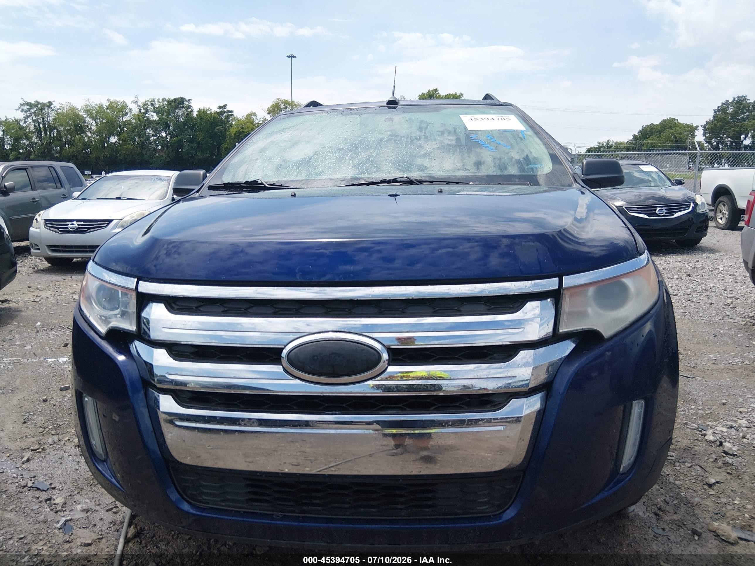 2011 Ford Edge Se Blue vin: 2FMDK3GC3BBB13841