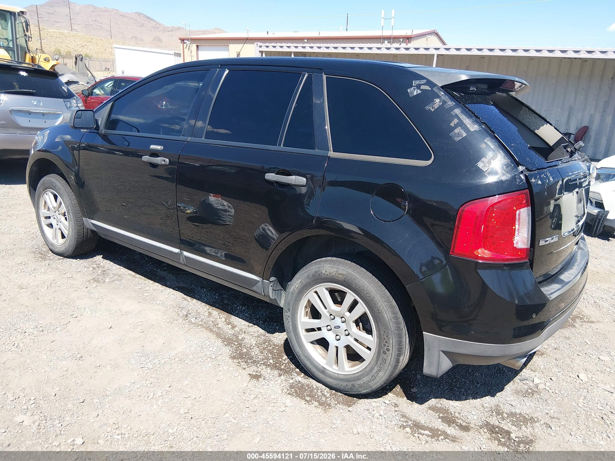 2011 Ford Edge Se Black vin: 2FMDK3GC3BBB61551