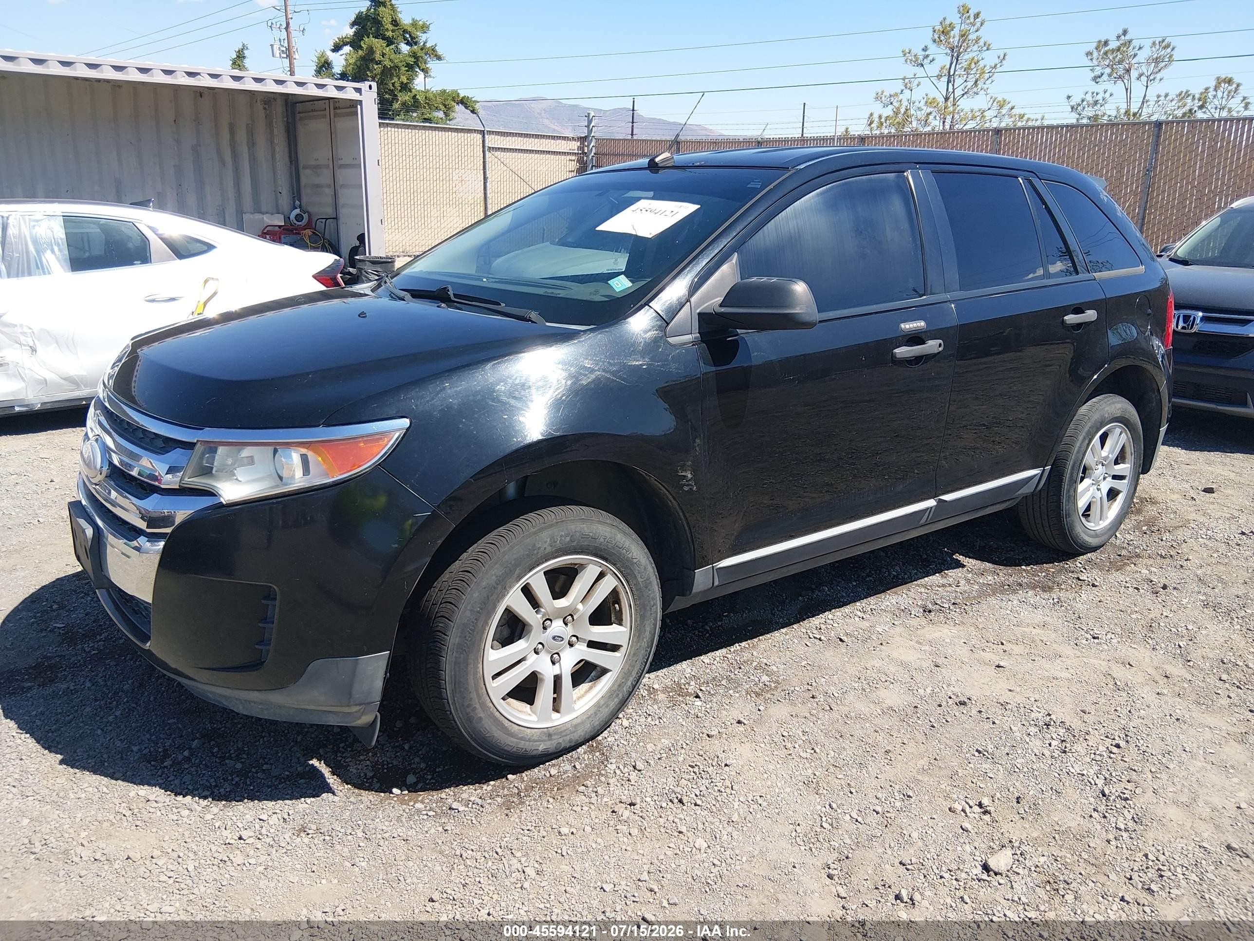 2011 Ford Edge Se Black vin: 2FMDK3GC3BBB61551
