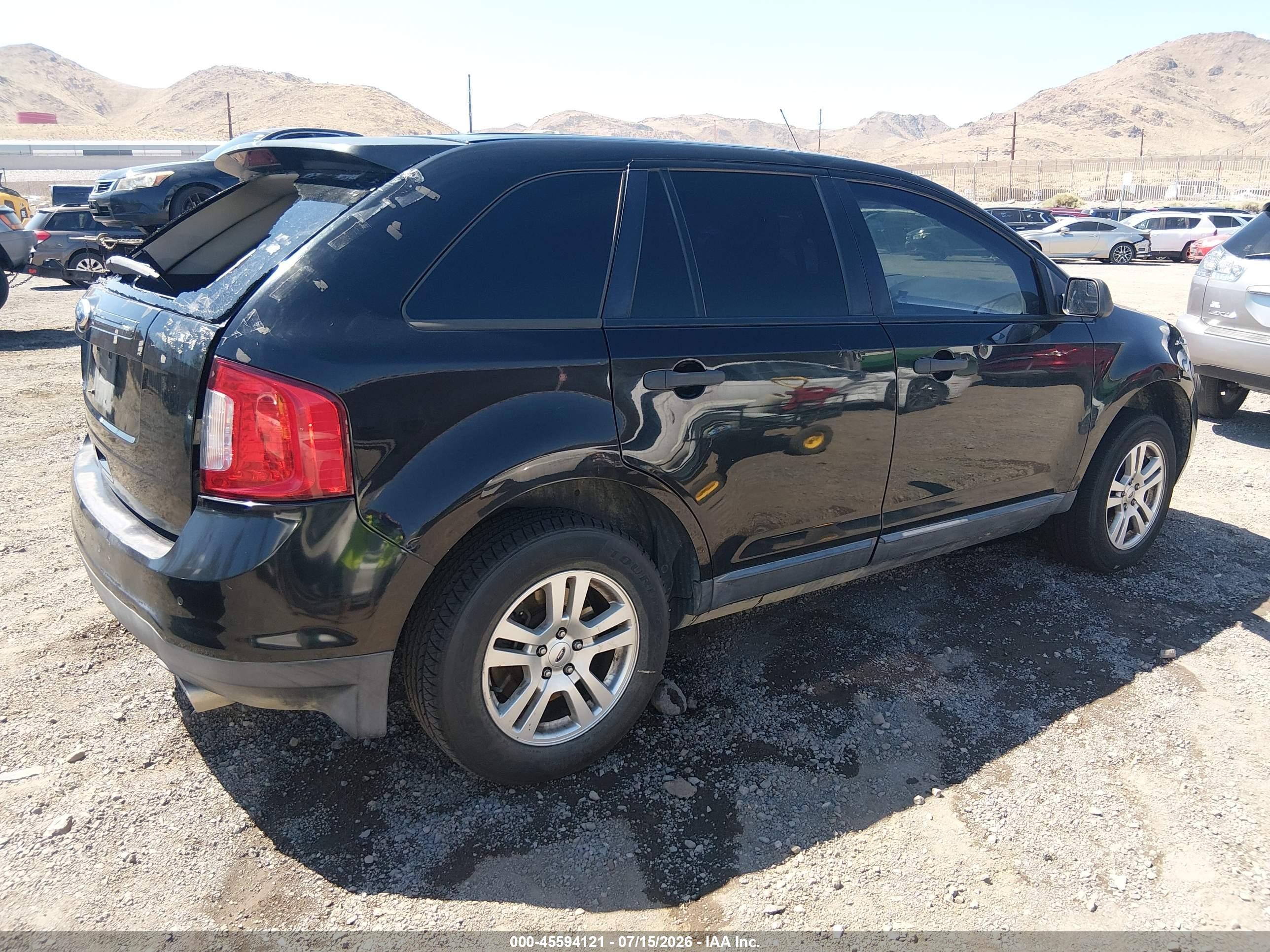 2011 Ford Edge Se Black vin: 2FMDK3GC3BBB61551