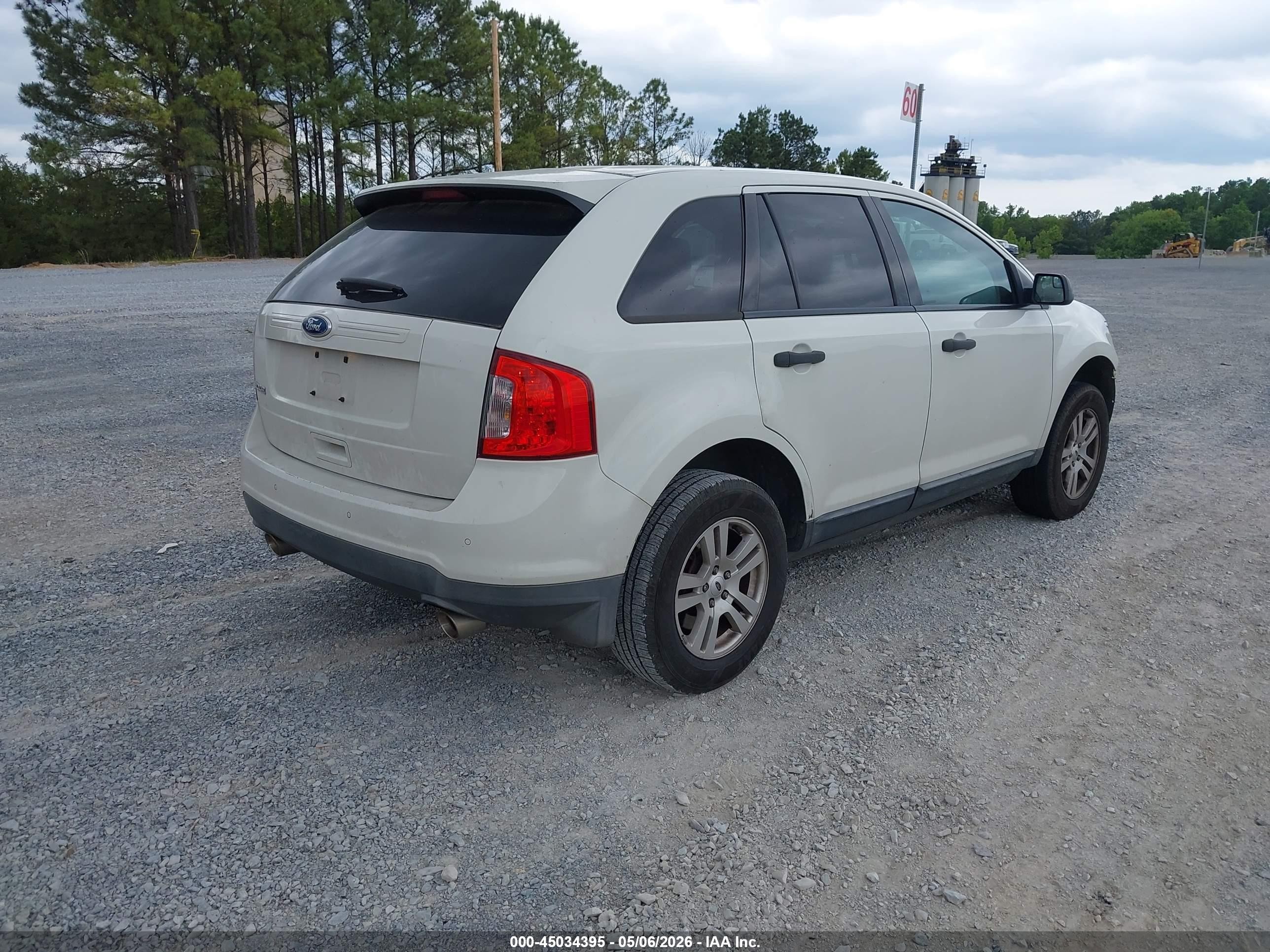 2012 Ford Edge Se Белый vin: 2FMDK3GC3CBA11344