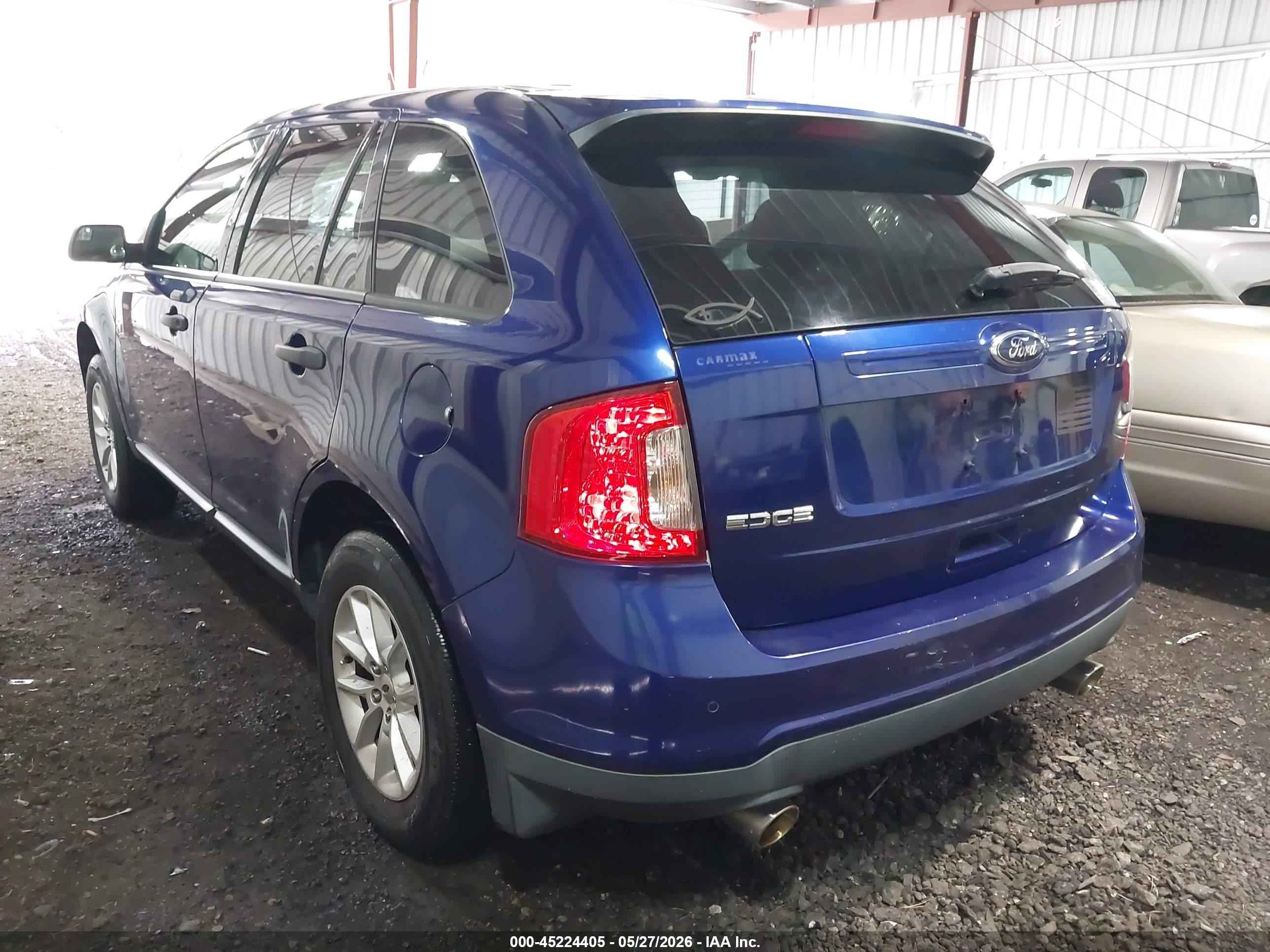 2013 Ford Edge Se Blue vin: 2FMDK3GC3DBA93478