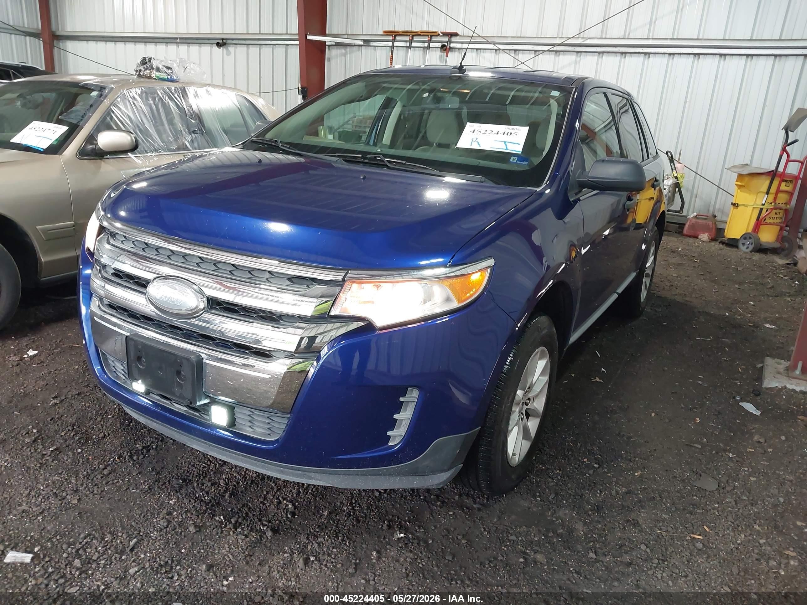 2013 Ford Edge Se Blue vin: 2FMDK3GC3DBA93478