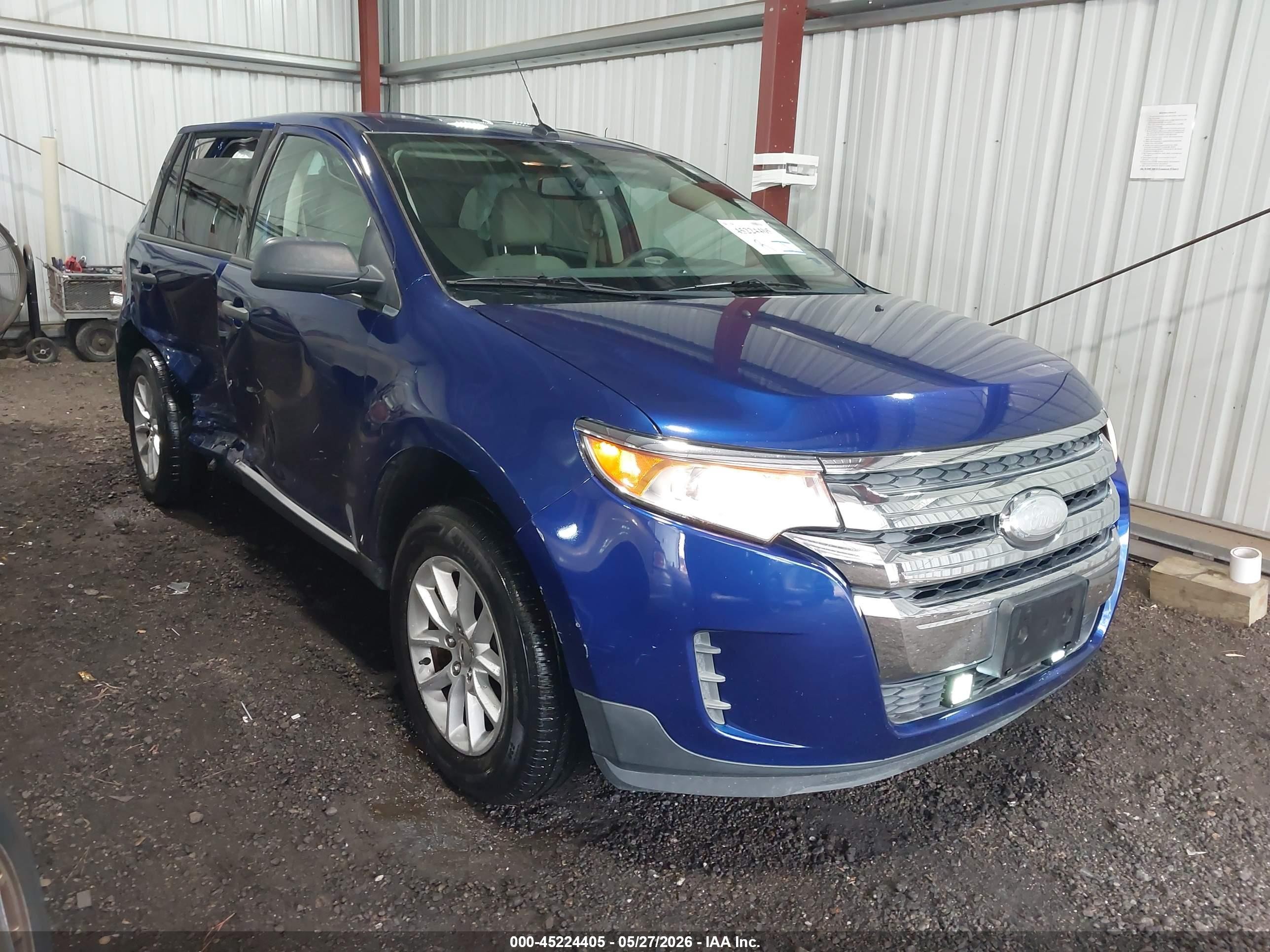 2013 Ford Edge Se Blue vin: 2FMDK3GC3DBA93478
