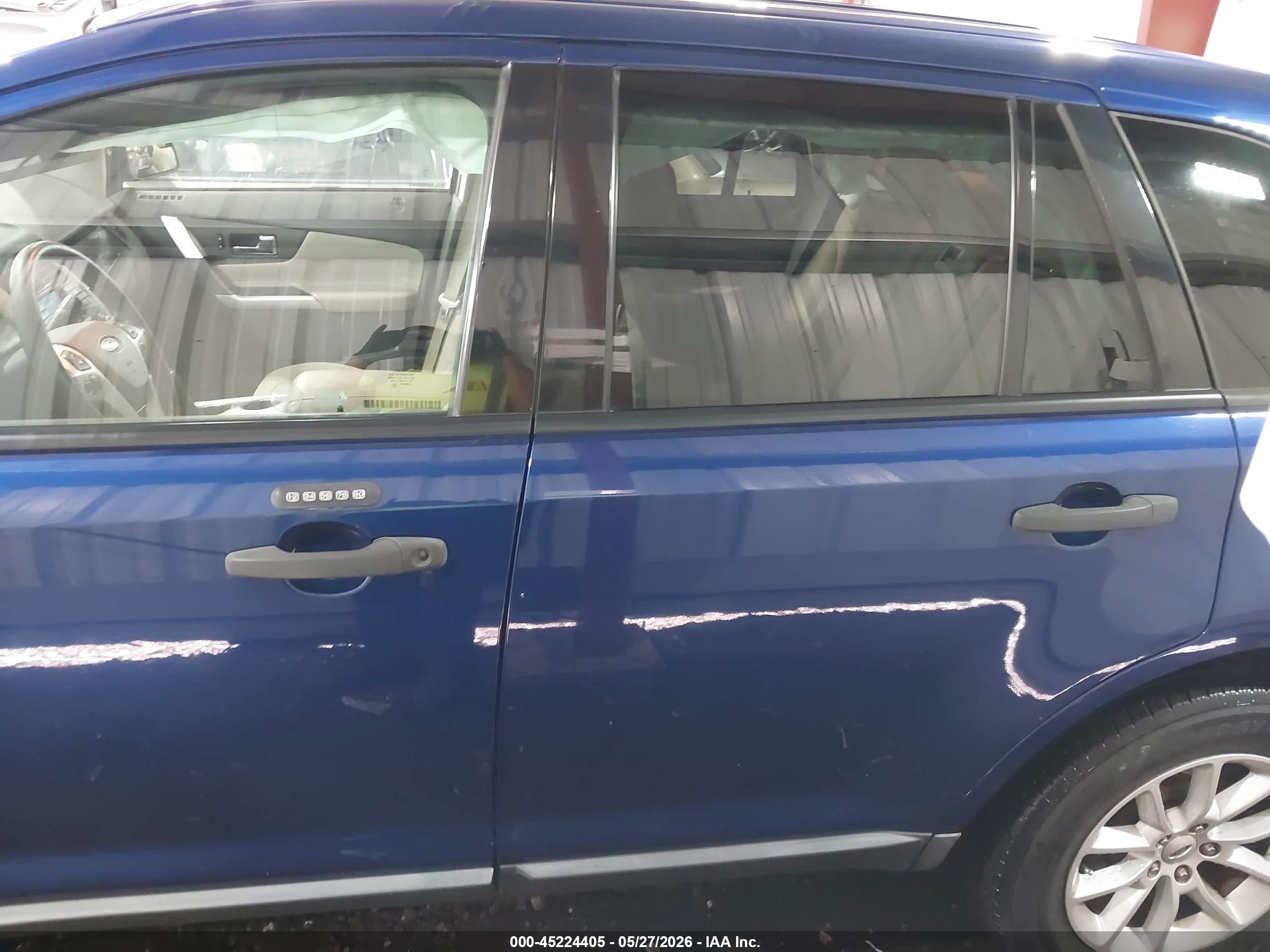 2013 Ford Edge Se Blue vin: 2FMDK3GC3DBA93478