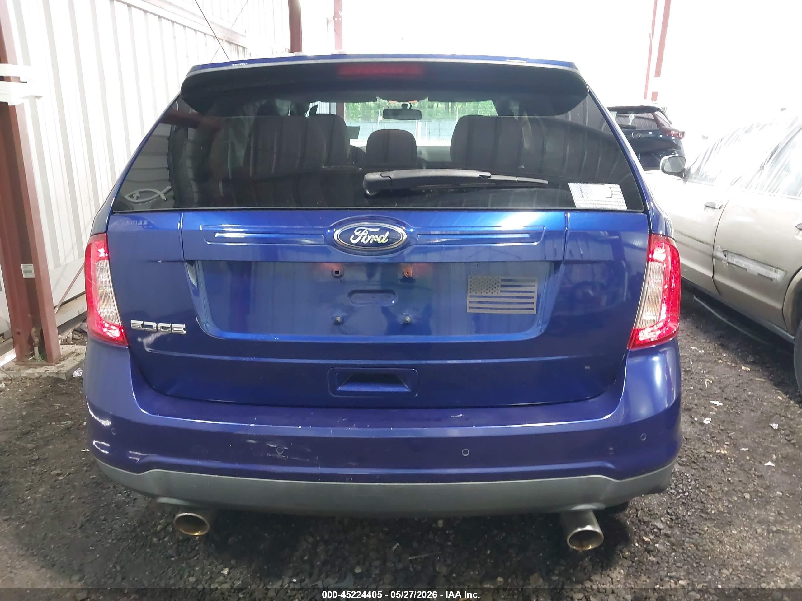 2013 Ford Edge Se Blue vin: 2FMDK3GC3DBA93478